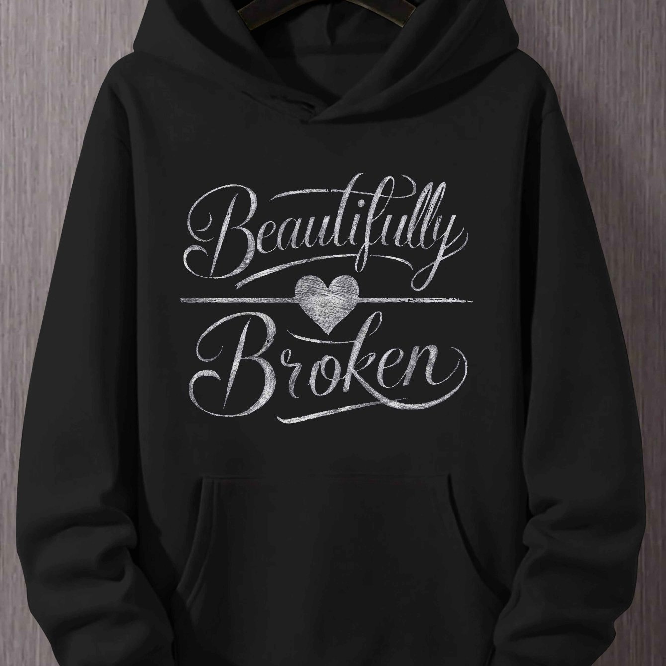 Temu – TEMU Heart Men’s Plus Size Hoodies, Plus Size