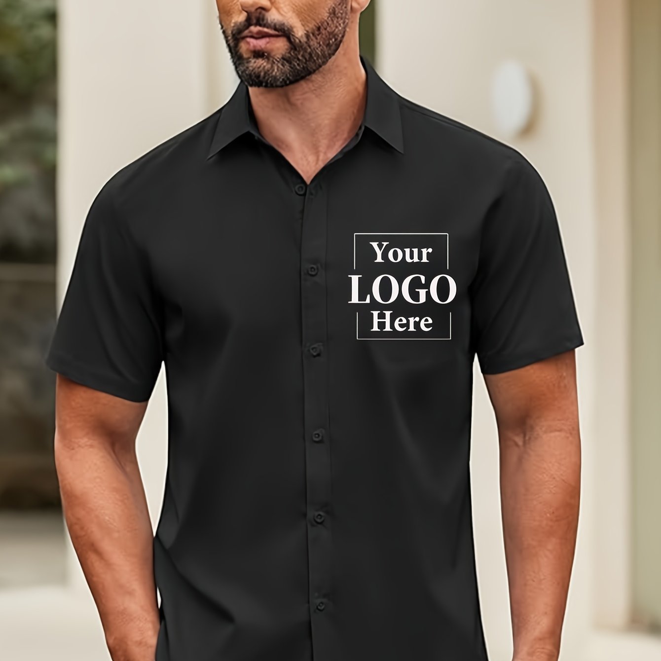 Men's Customisable Shirts Fashionable Commuter Business Temperament Suitable For Daily Dating Wear Team Uniforms Men's Gifts Novelty Clothingcorporate Gifts