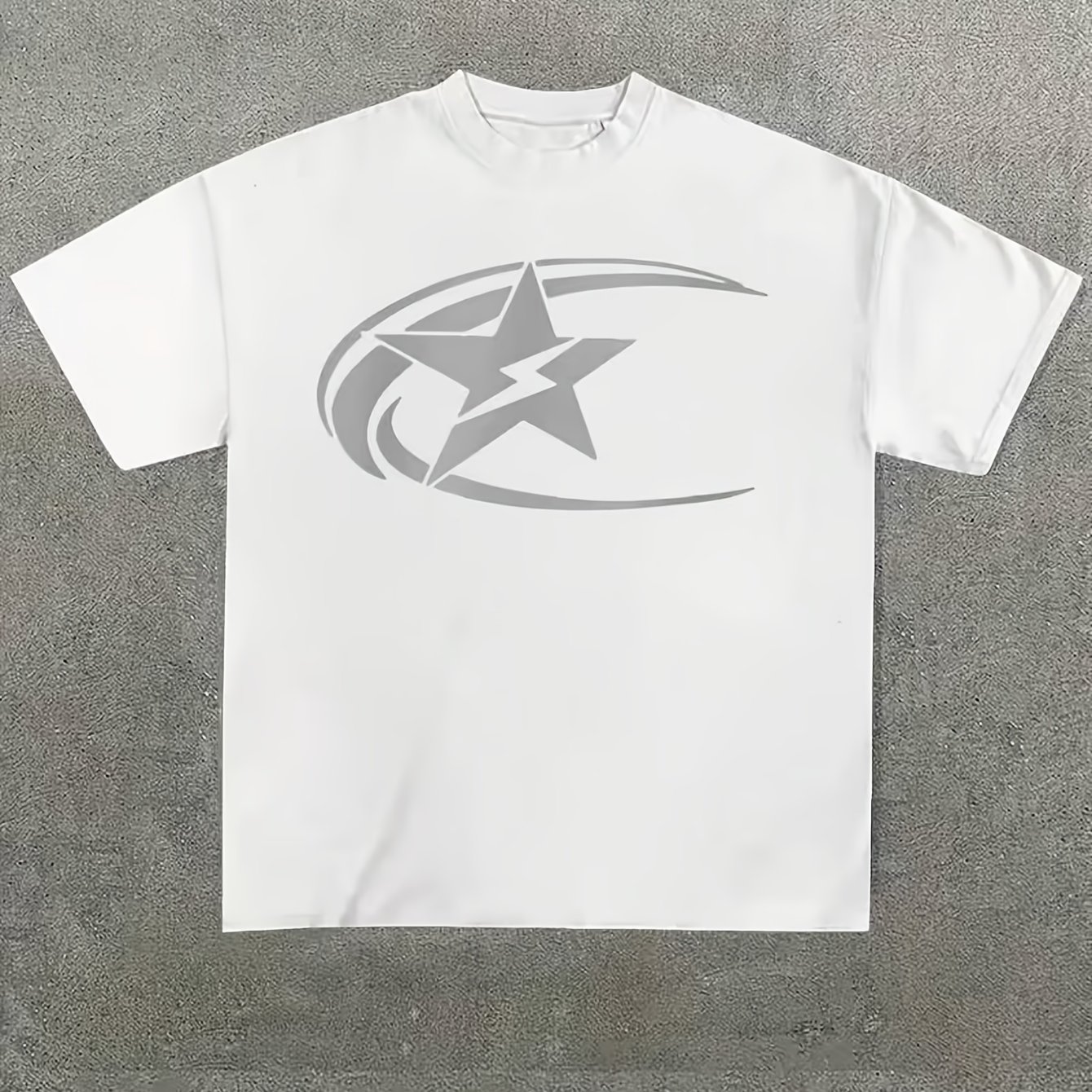 TEMU Men's Short Sleeve T-shirt\2026 Spring/summer New Arrival\soft And Breathable , , Summer Wear, Printed Design, Lightweight Fabric, Party