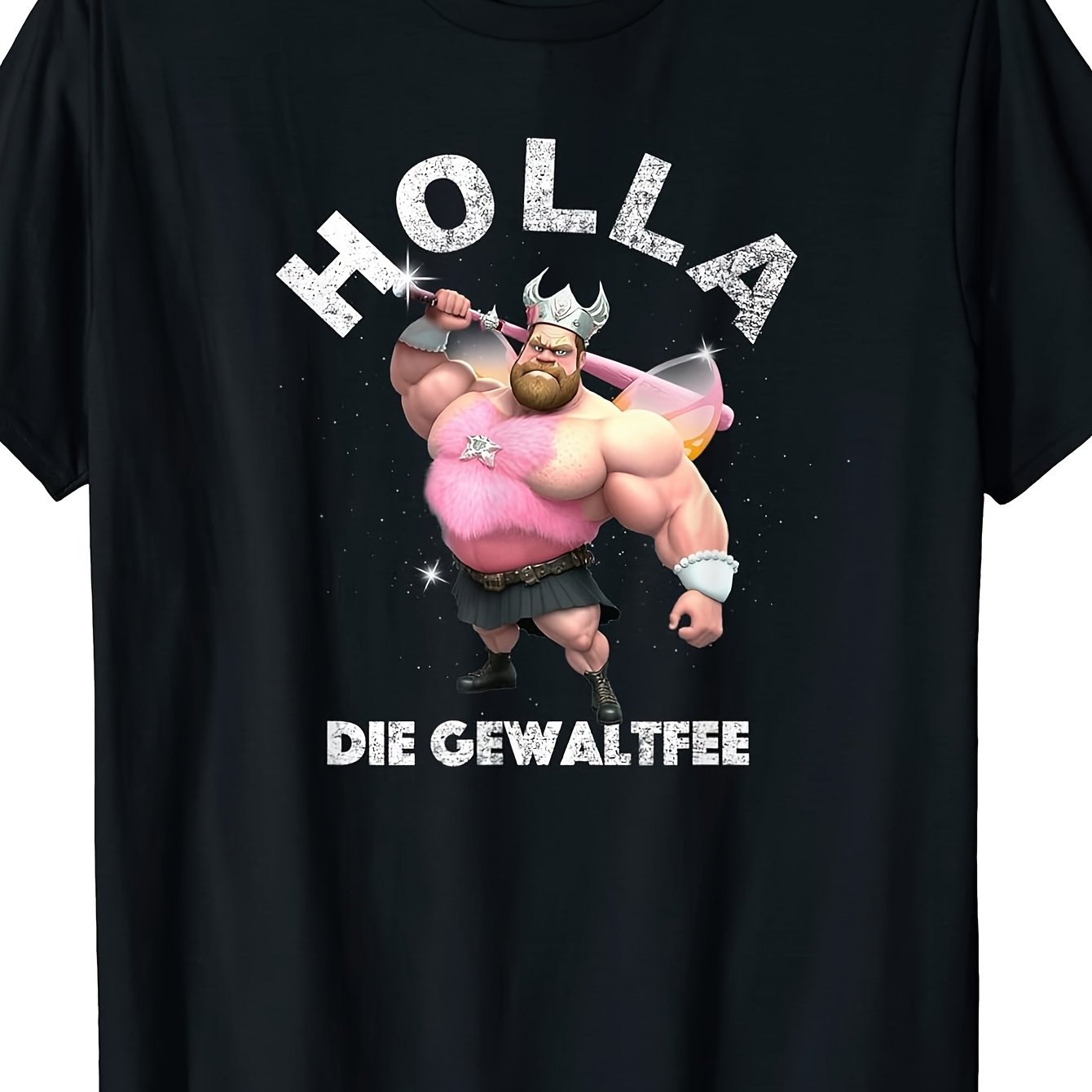 T-shirt With Die Graaltfee Funny Fairy Elf Design, T-shirt Versatile Perfect For Home|outdoor|gifting|work (birthdays|valentine's Day|mother's Day) Small-3xl Unisex