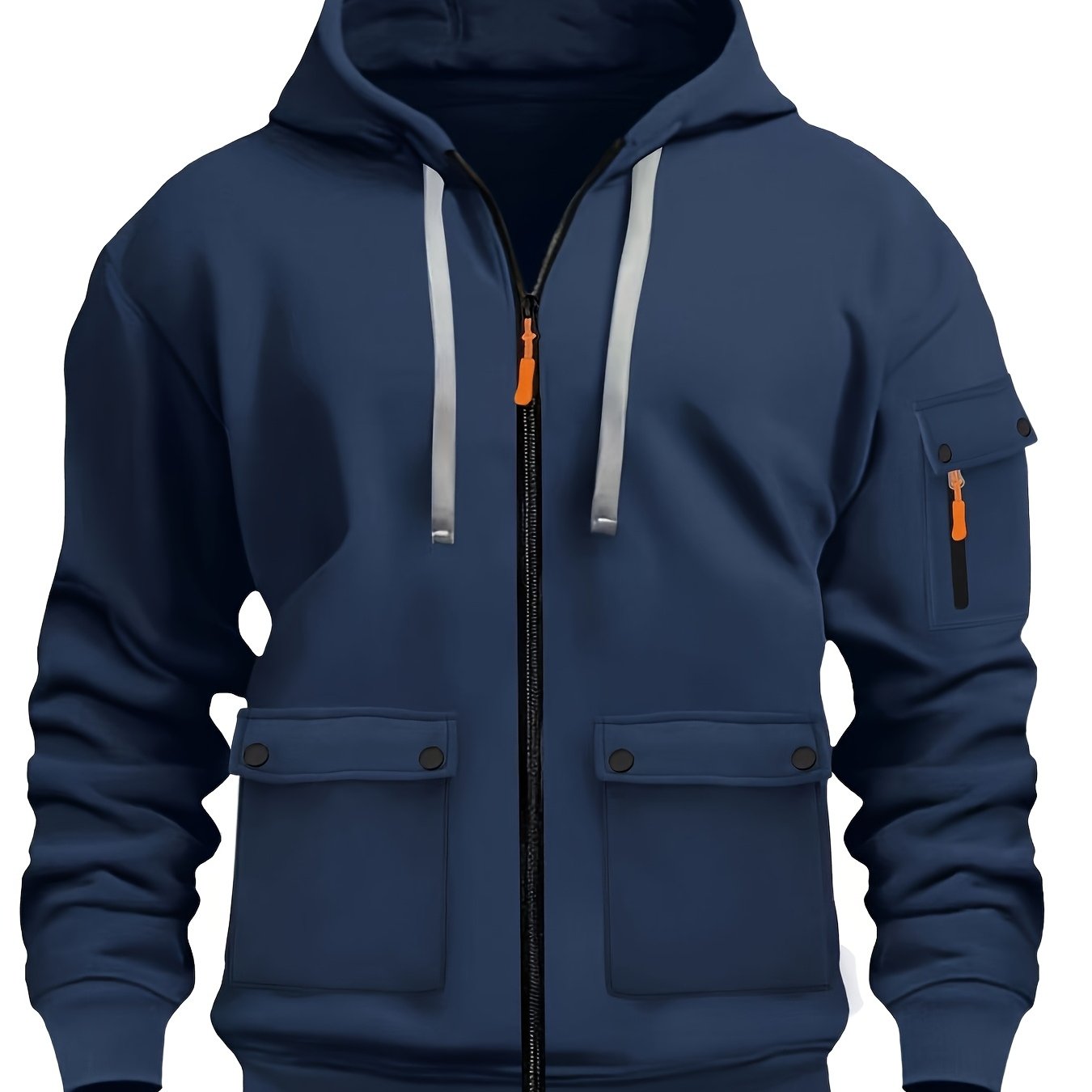 TEMU /autumn Men's Outdoor Casual Hoodie, Fashion Workwear Sweatshirt