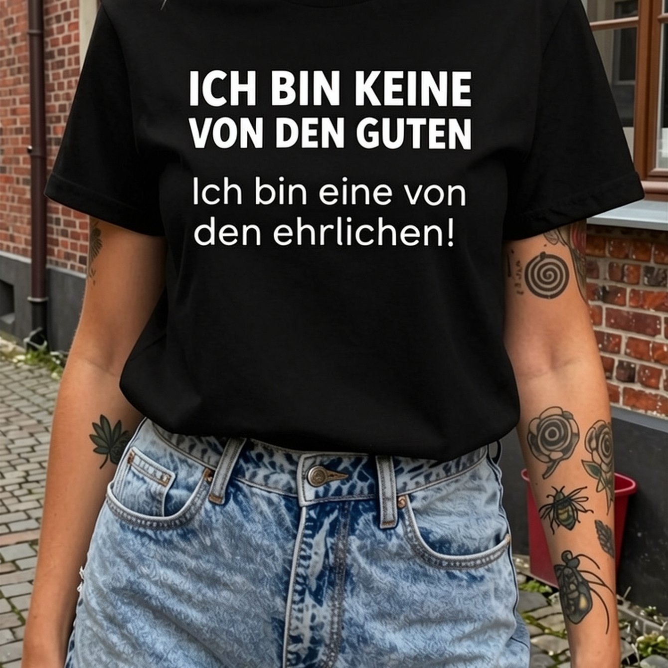 Image of Teediy Women's Funny German Humor T-shirt - "i' Not Of " Slogan & German , Fit Short Sleeve Round Neck Casual Top, Machine Washable Wear Suitable For Everyday Outfits, Parties, Gifts