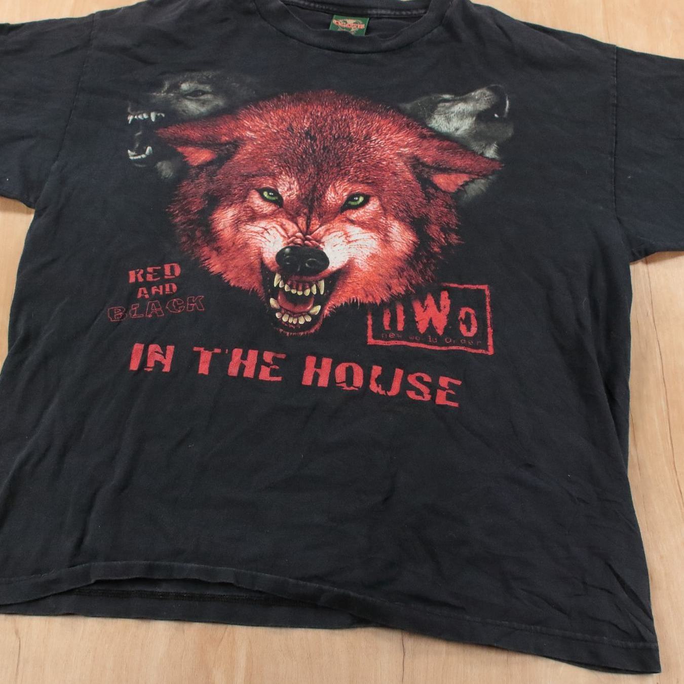 Image of Wcw Nwo Order In The House T Shirt Xl Vtg 90s Wrestling Tee, Plus Size