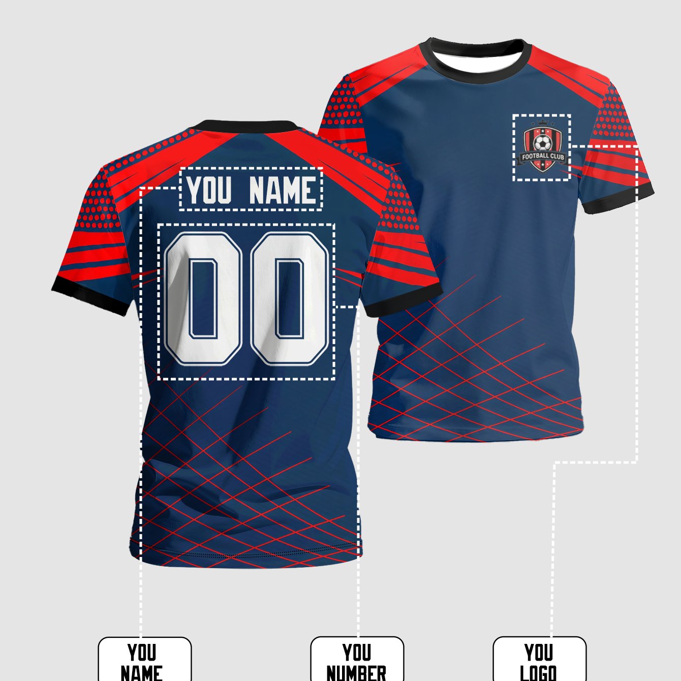 TEMU Customized Men's Short Sleeve Basketball Jersey T-shirt, Basketball, Soccer, Training Uniform, Background With Red Stripes, "00", "your Name" On