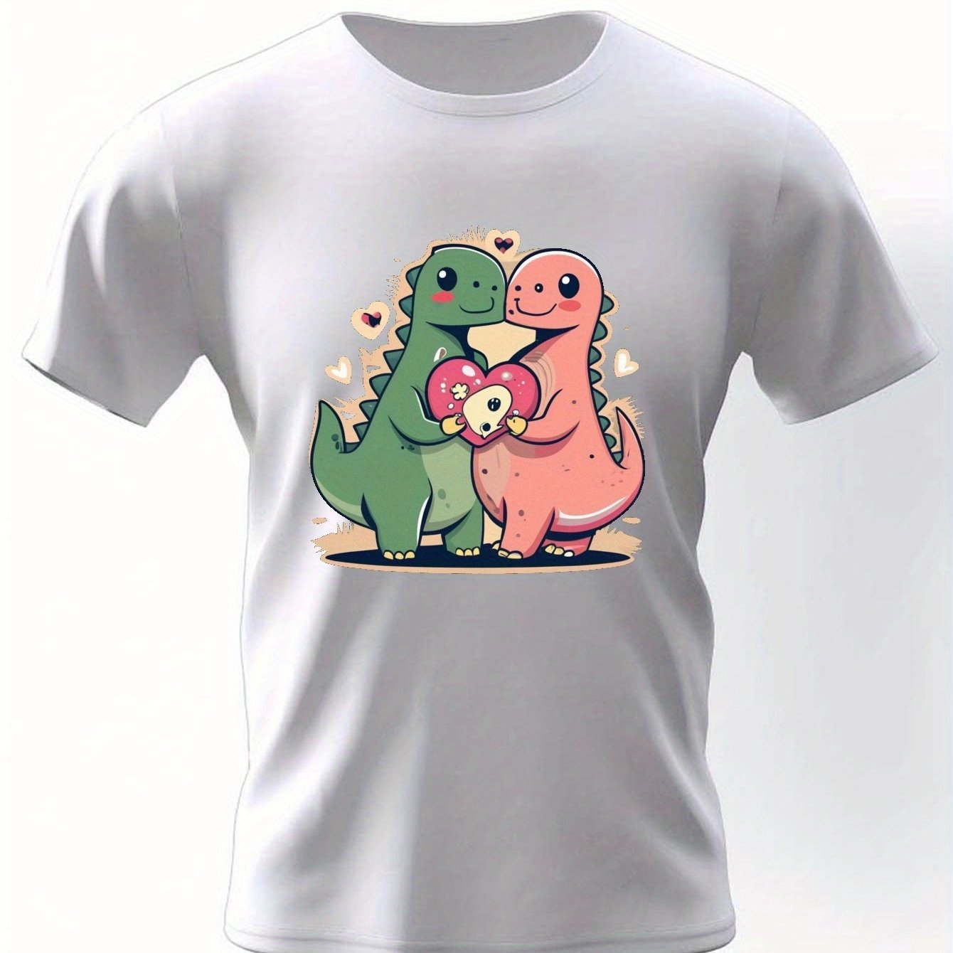 Couple Shirt Dinosaure Sweat Couple Dinosaure Quai Des Amours - Main Image