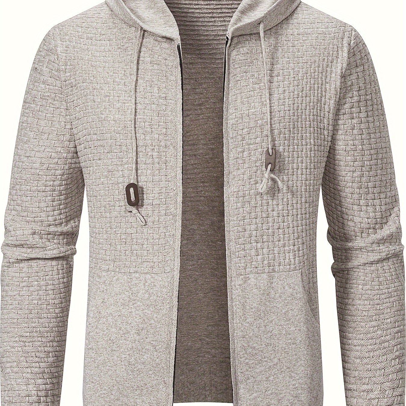 Veirdo men's cotton shop regular fit hooded cardigan