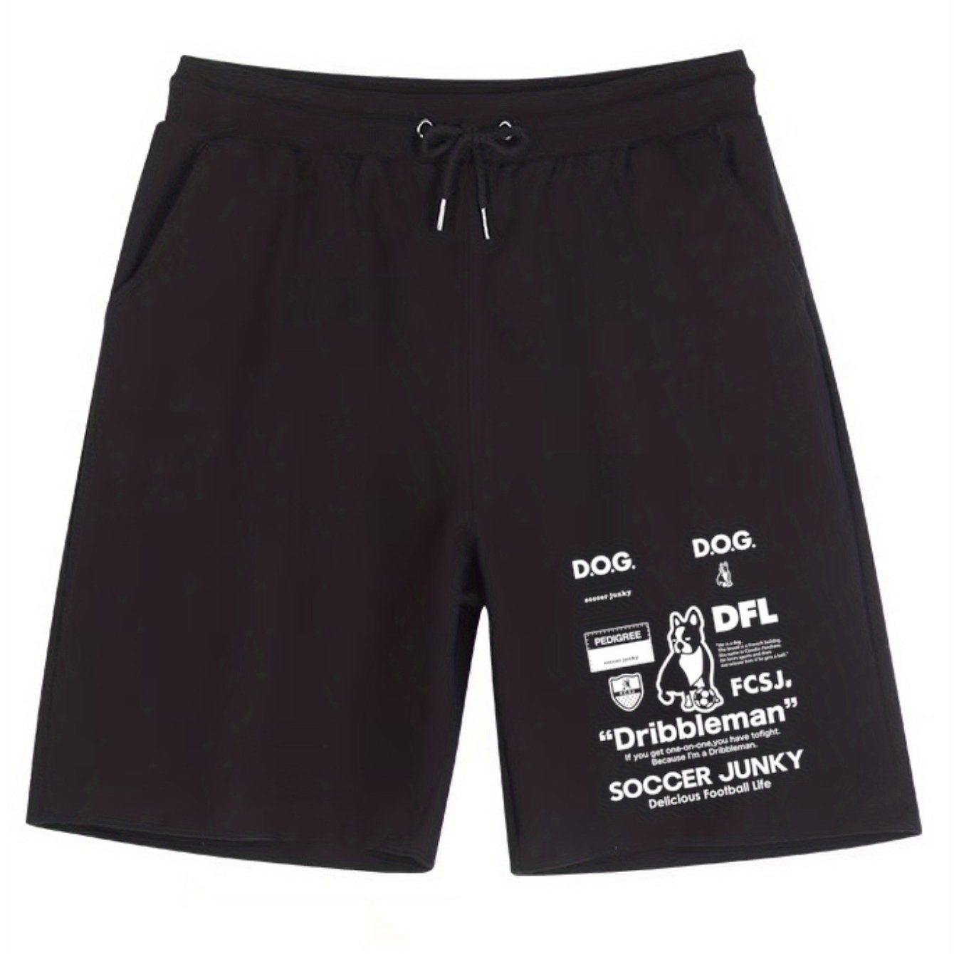 TEMU Sports T-shorts Summer Shorts Black