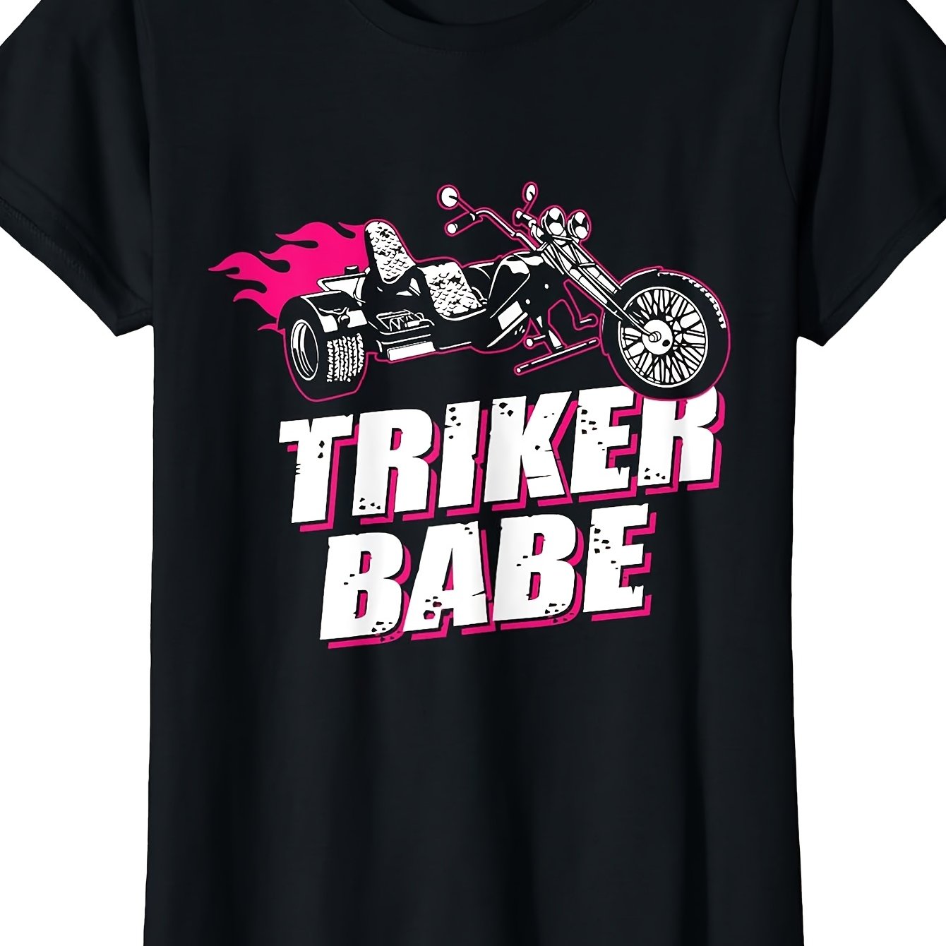 Trike Rider T-shirt, T-shirt Funny Perfect For Home|gifting|work|outdoor (birthdays|valentine's Day|mother's Day) Small-3xl Unisex