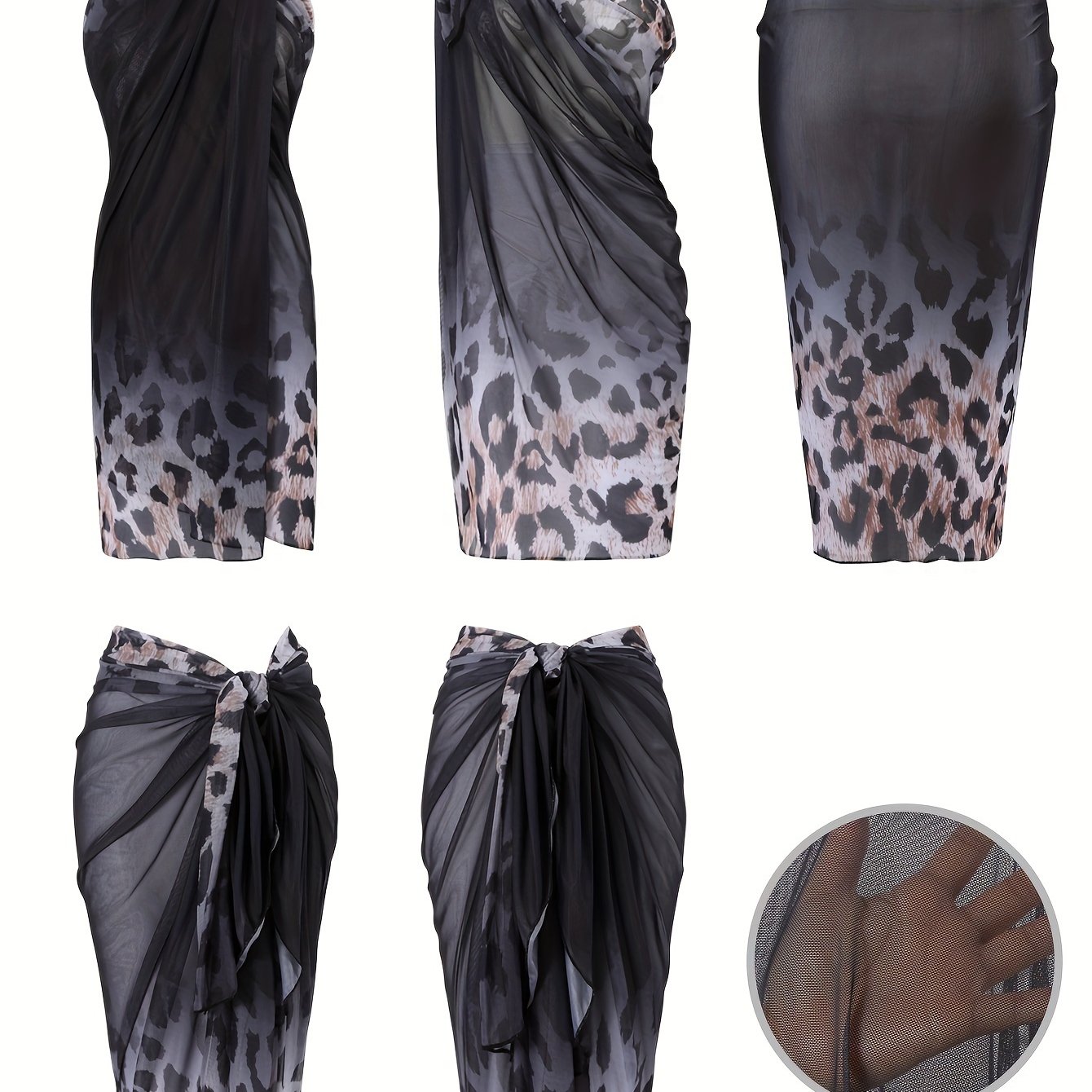 Ladies Beach Printed Leopard Printed Scarf