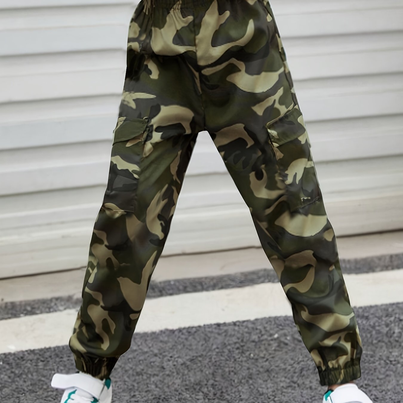 Image of Boys' Versatile Cargo Pants For Spring, Summer, And Autumn - Casual Long Pants For Middle And Older Kids, Perfect For Outdoor