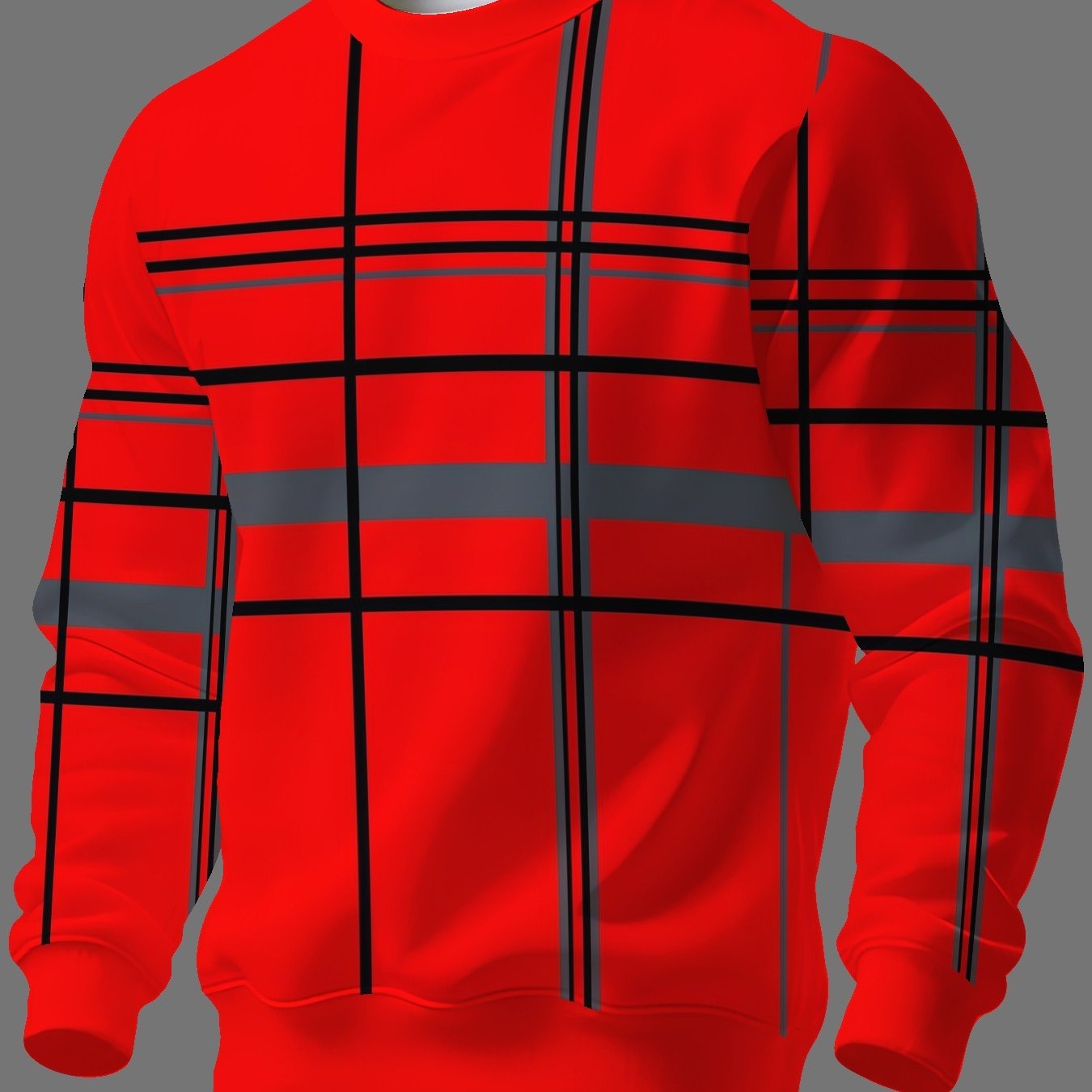 TEMU New Fashionable Trendy Crew Neck Long Sleeve Autumn/winter Printed Crew Neck Sweatshirt
