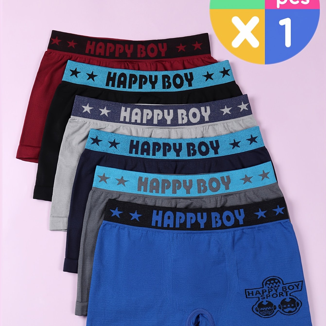 Image of Random 1pc Briefs Toy Print Sports Underwear Comfortable Casual Suitable 10-12