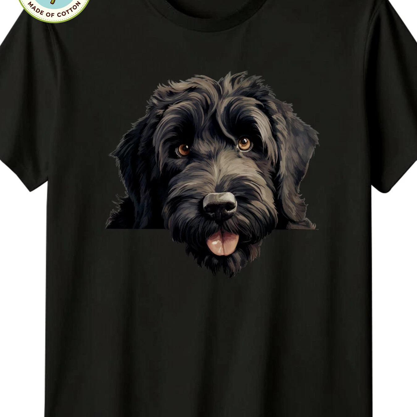 Image of Men's T-shirt Dog Portrait Graphic Print T Shirt Unisex Casual Cotton Breathable Soft Streetwear Summer Casual Attire Outdoor Wearing Gift Printed Neck Comfortable Concert Daily