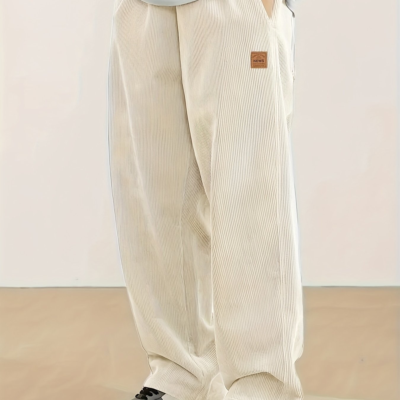 E-shop Hochwertige Cordhosen für Herbst und Winter, Herren Neue Straight Leg Sweatpants mit lockerem Sitz, Weite - und Freizeithosen für Herren