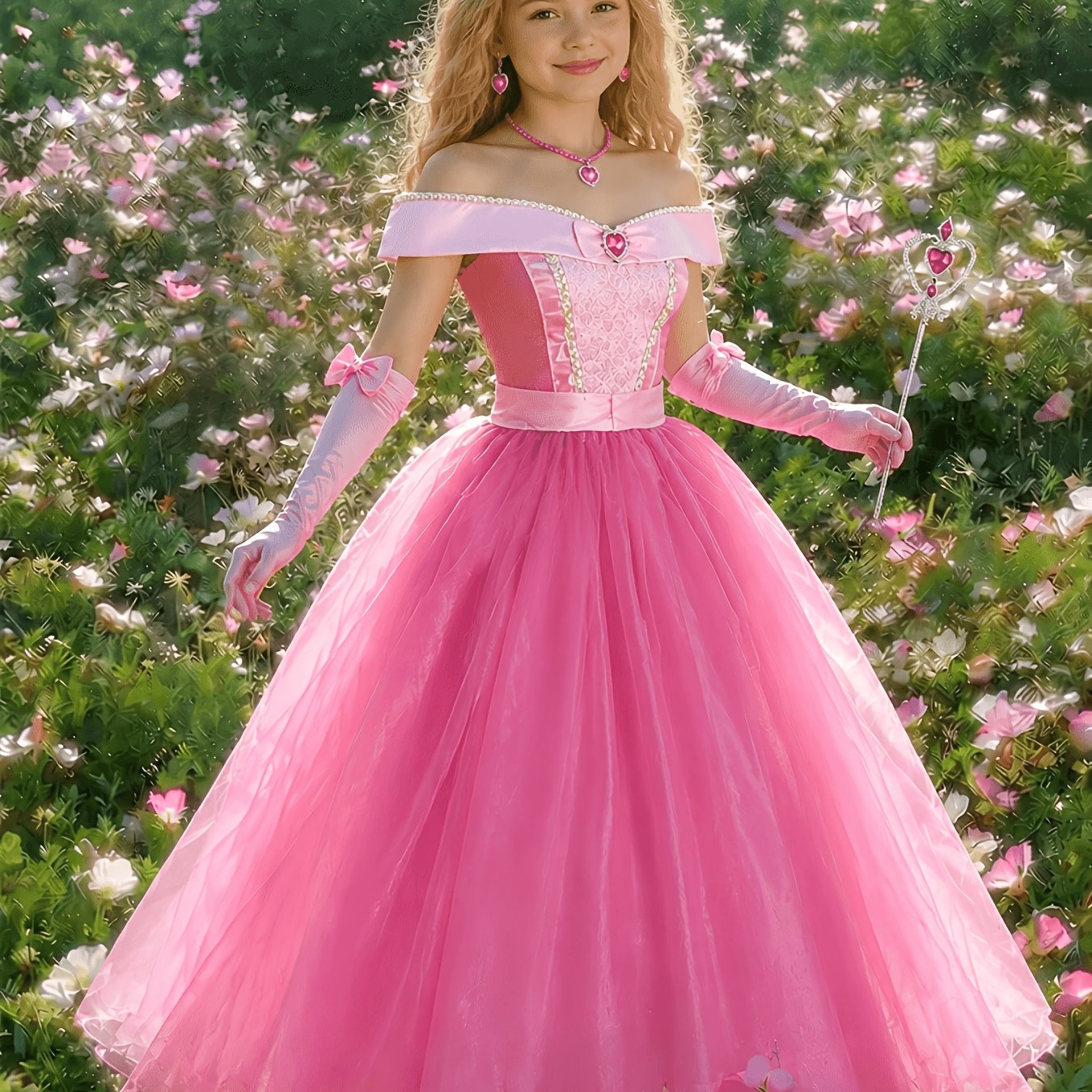 Image of Beautiful Princess Dress For Girls, Perfect For A Party.
