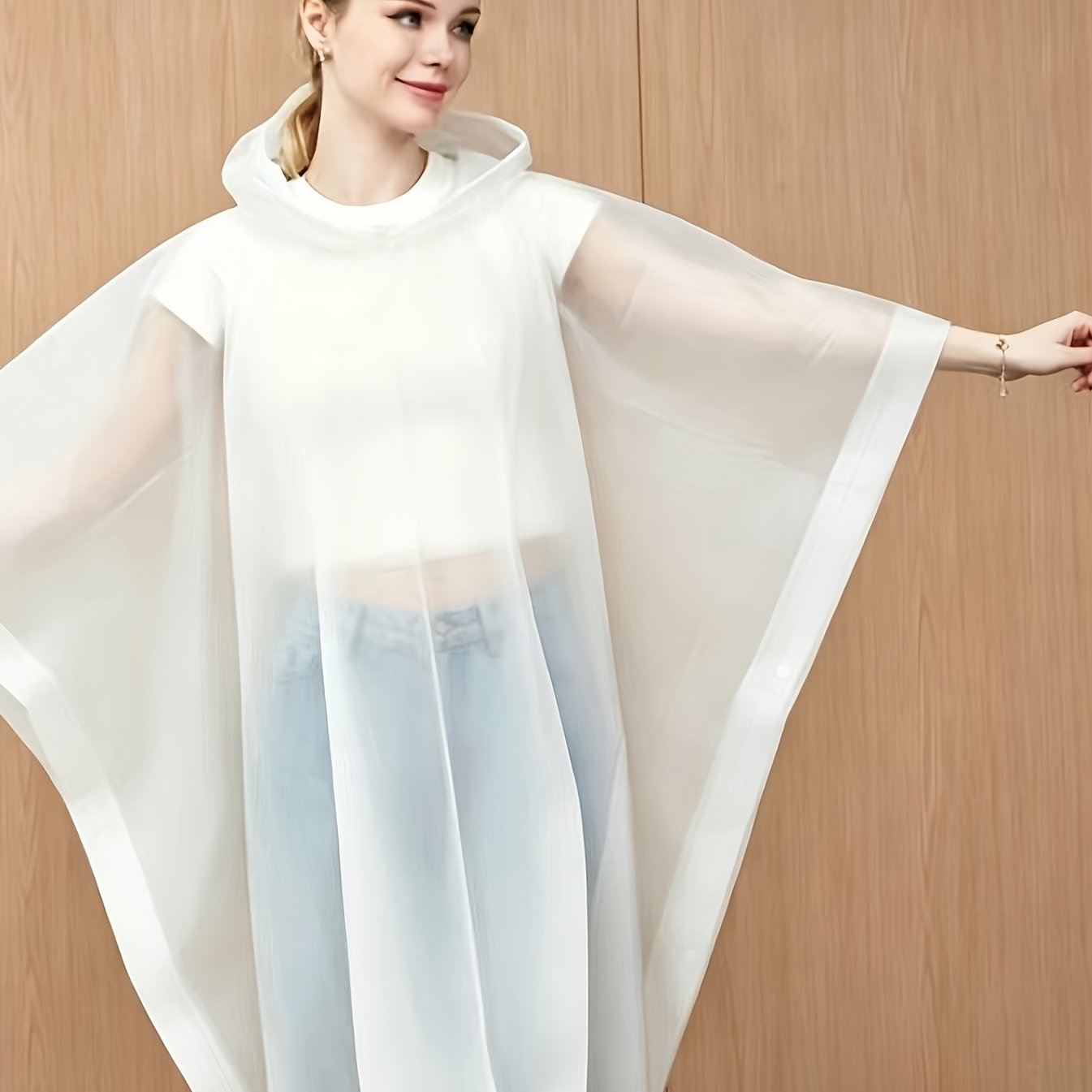 TEMU Eva Raincoat 160g, Unisex 3-in-1 Multifunctional Raincoat. Used As An Outdoor Sleeping Pad Or As A Rain Cover For Protection. Suitable For Music
