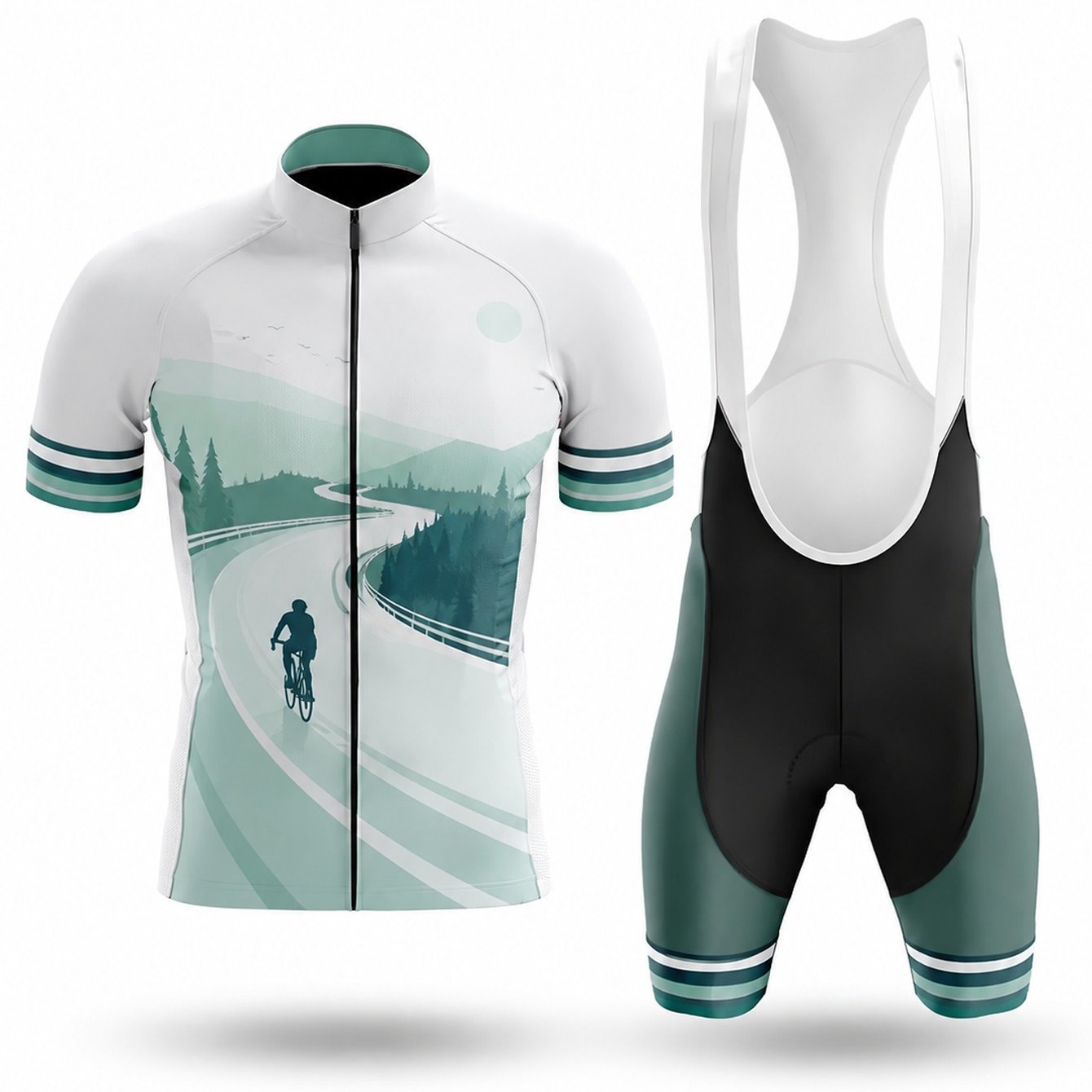 Image of 2026 Men's Fashion Cycling Gear: Sleek Multi-pocket Jersey And Dynamic Shorts For And Performance On Ride