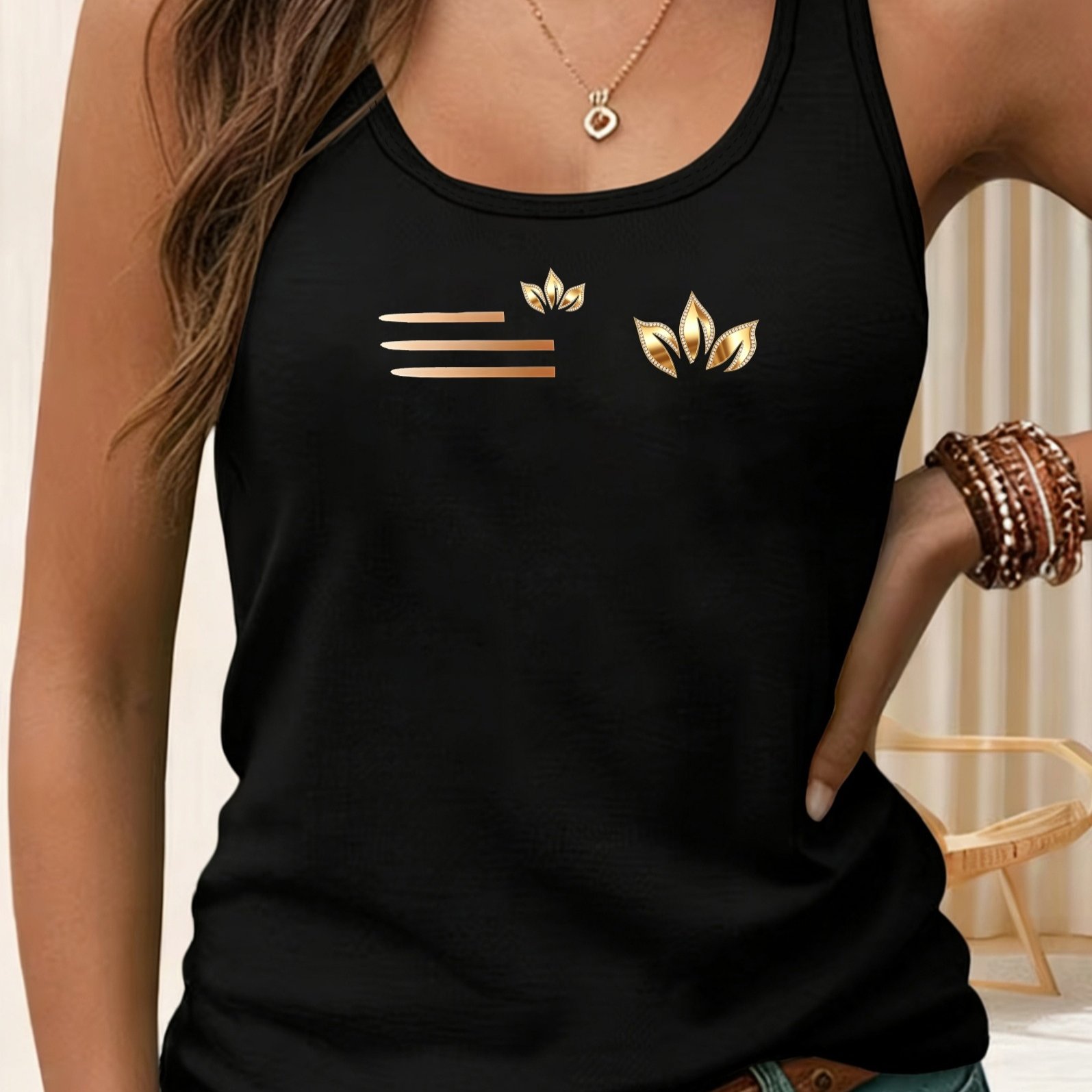 TEMU Valentine's Day 00p, Y2k, Women's Sleeveless Tank Top, Casual Fashion, Women's Spring/summer Casual Sportswear, Sizes S, M, L, Xl, Xxl+6310