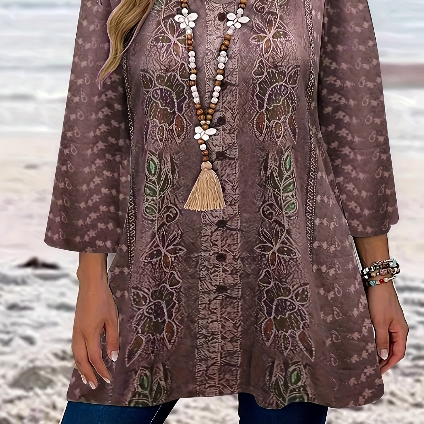 Plus Size, Print Plus Size Top