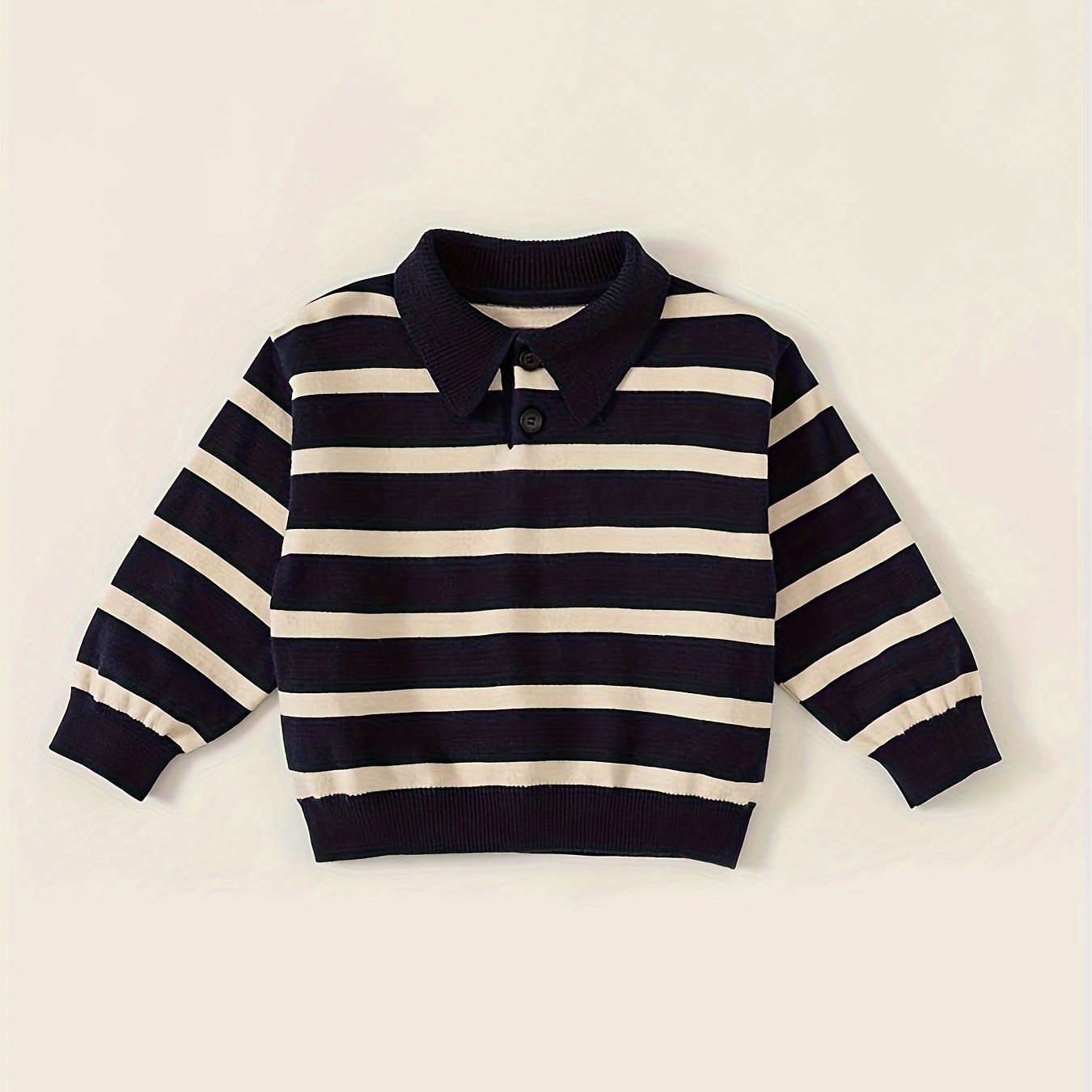 Image of Girls' Sweater Autumn Outfit Knit Top 2024 Striped Top Wear Fashionable Trendy