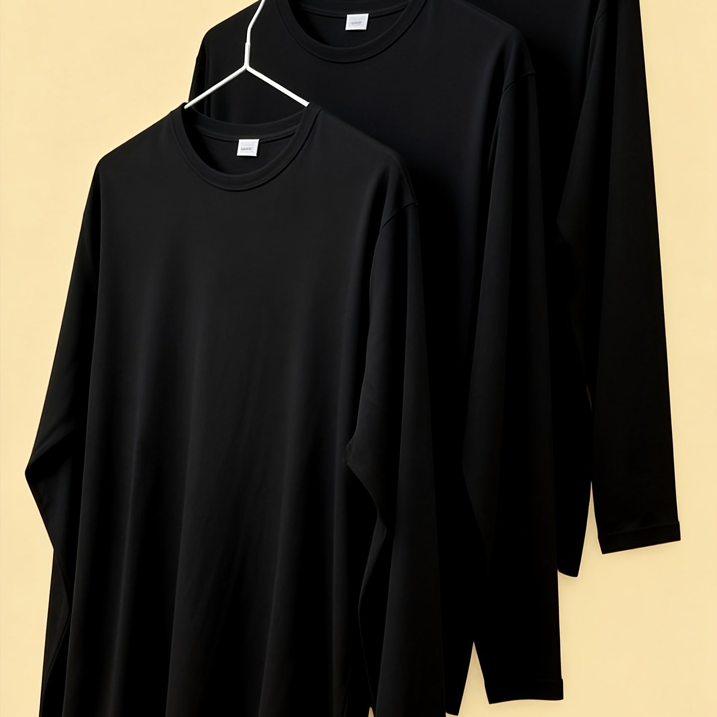 TEMU Plus Size, 3pcs Plus Size Women' Color Long Sleeve T-shirts, , Loose Fit, And Versatile
