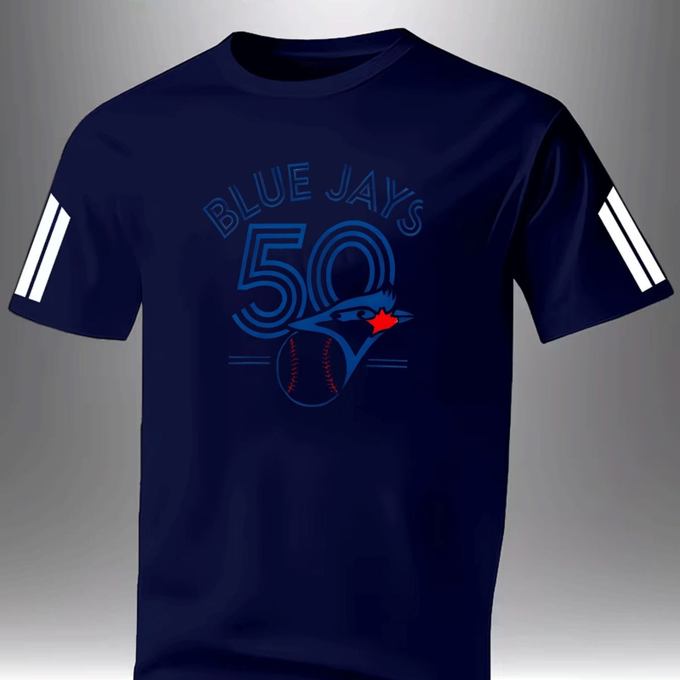 TEMU T-shirt Homme Tendance Mode Sport Décontractée Blue Jays 50 Baseball Oiseau Graphique Adulte Homme Séchage Rapide Street Wear Cadeau Vacances