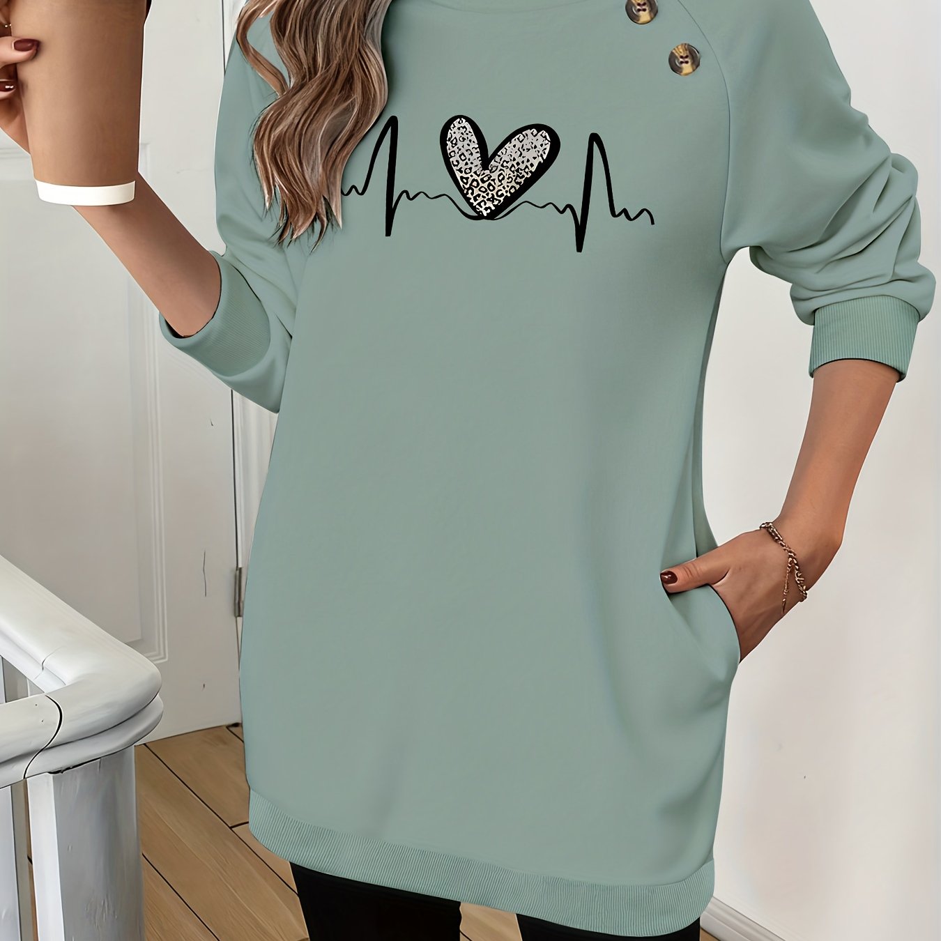 TEMU Sweat à col pour femme - Mode