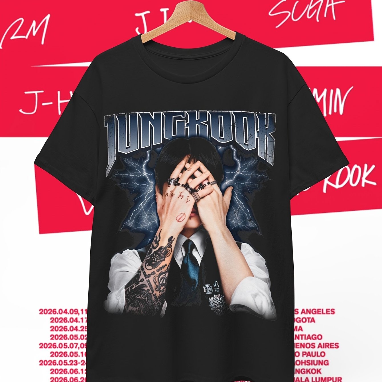 Retro 90s Tattoo Fan Graphic Tee Men's Black Tee Classic Perfect For Home|outdoor|work|gifting (valentine's Day|birthdays|mother's Day) S To 3xl Unisex