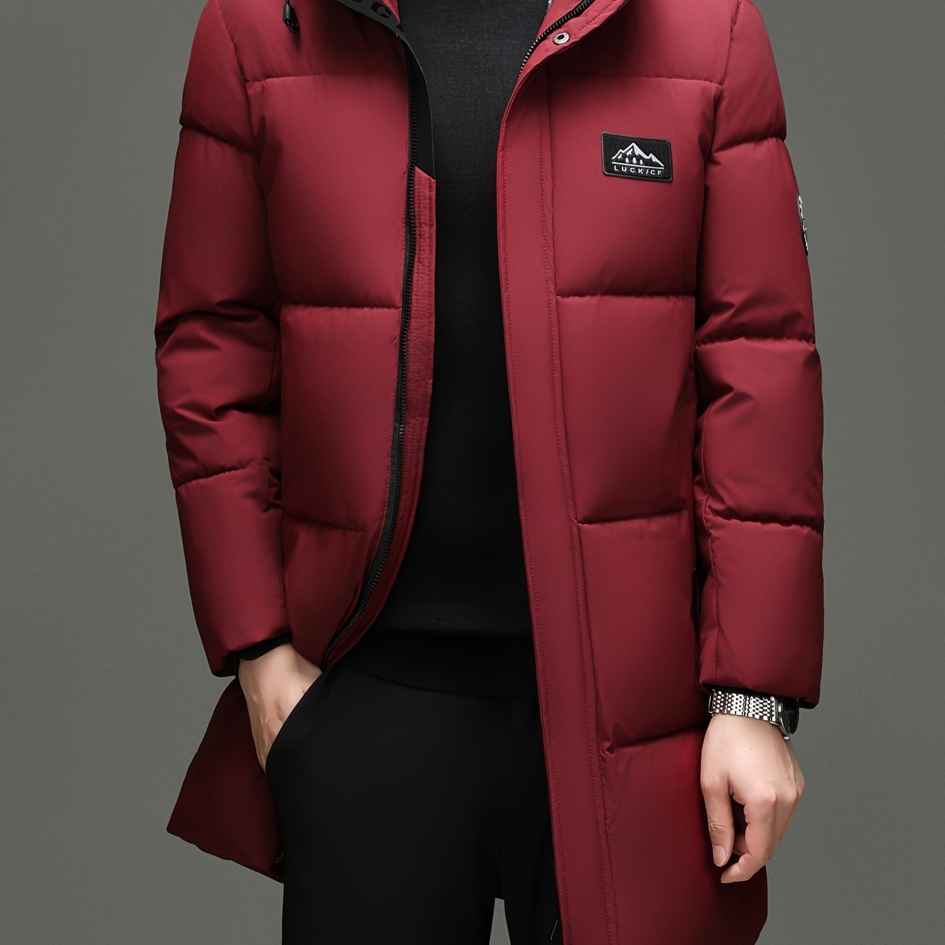 E-shop 2025S Weihnachtsgeschenk Winter Neues Paar Outfit Extra Lange Jacke Mantel Lässig Vielseitig Kältebeständig Winter Outdoor Sport Party Dating