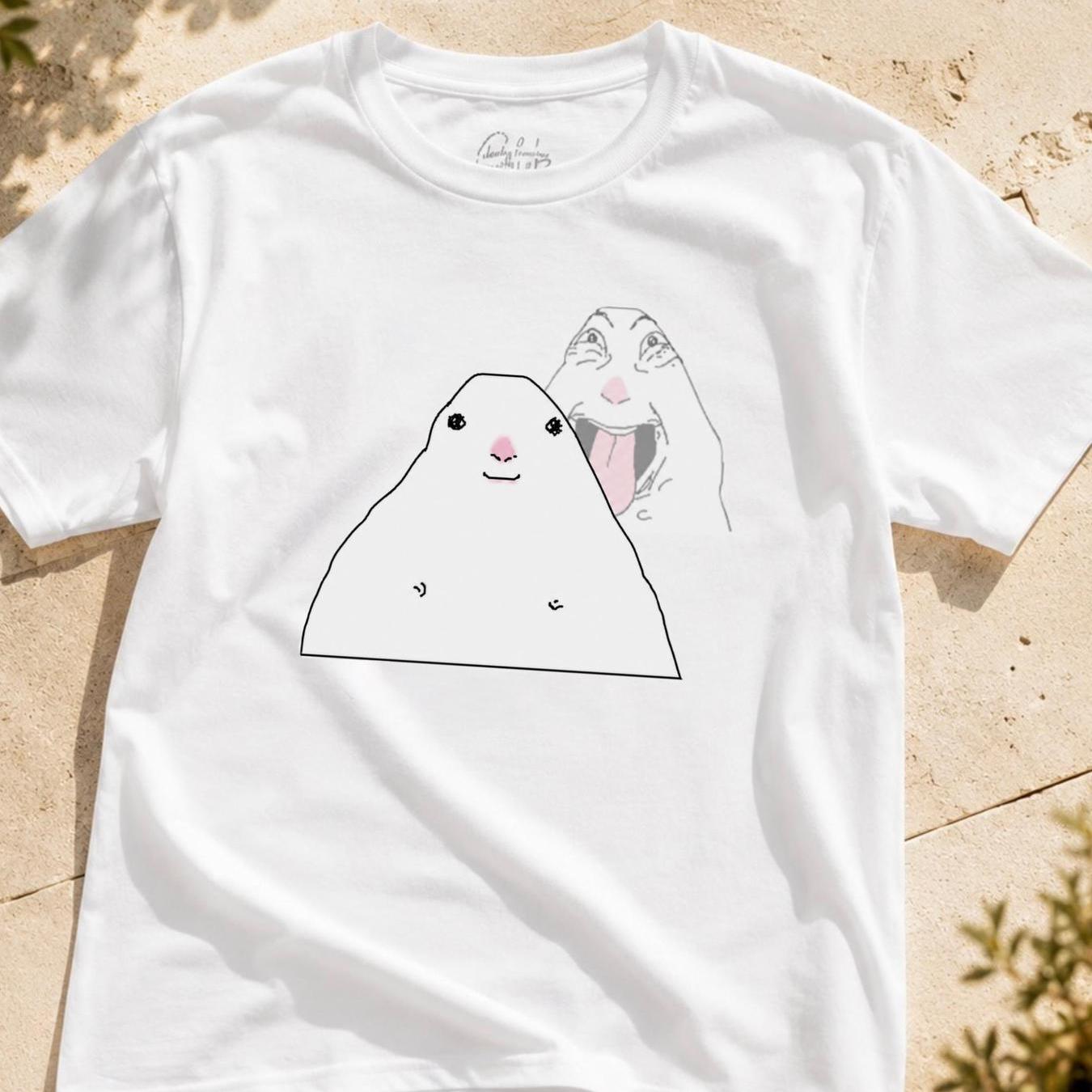 Image of Men's T-shirt Unisex Funny Hamster Meme Graphic T-shirt Casual Streetwear Summer Breathable Tee Side Round Fit Attire School Neck Washable Comfortable Single Gift Wearing Machine Concert