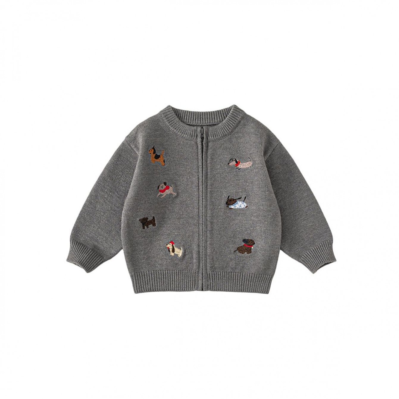 E-shop Neuer Herbst-Strickpullover für Mädchen, Stylische Mädchen-Cardigan-Jacke Langarm Kinderpullover