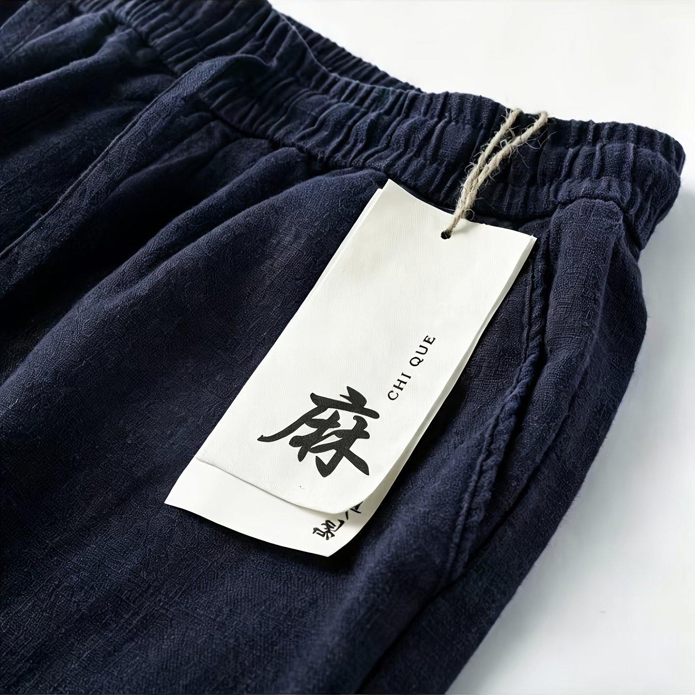 TEMU 男女兼用 夏用 軽量リネンパンツ - アイスな涼しい肌触りのリネンズボン、ストレートルーズフィットスポーツパンツ、メンズ カジュアルロングパンツ