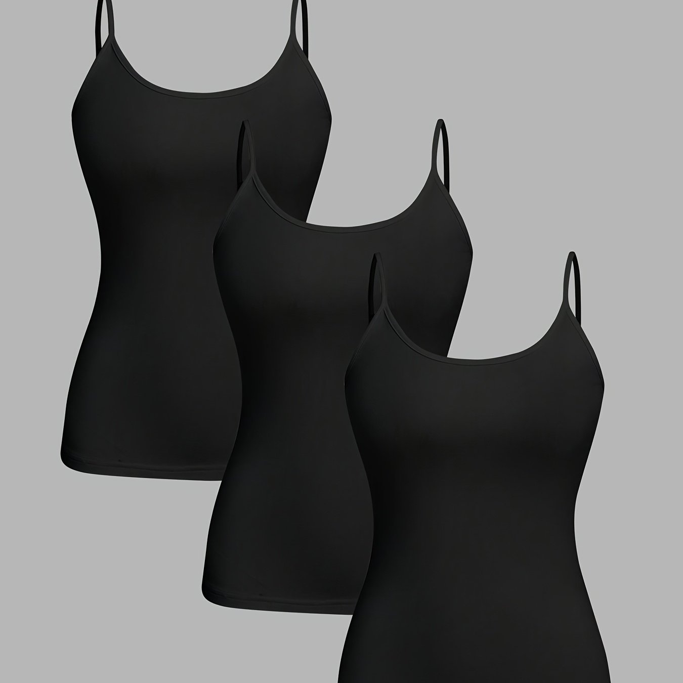 3pcs Version Color Range 95% Cami Tank Tops