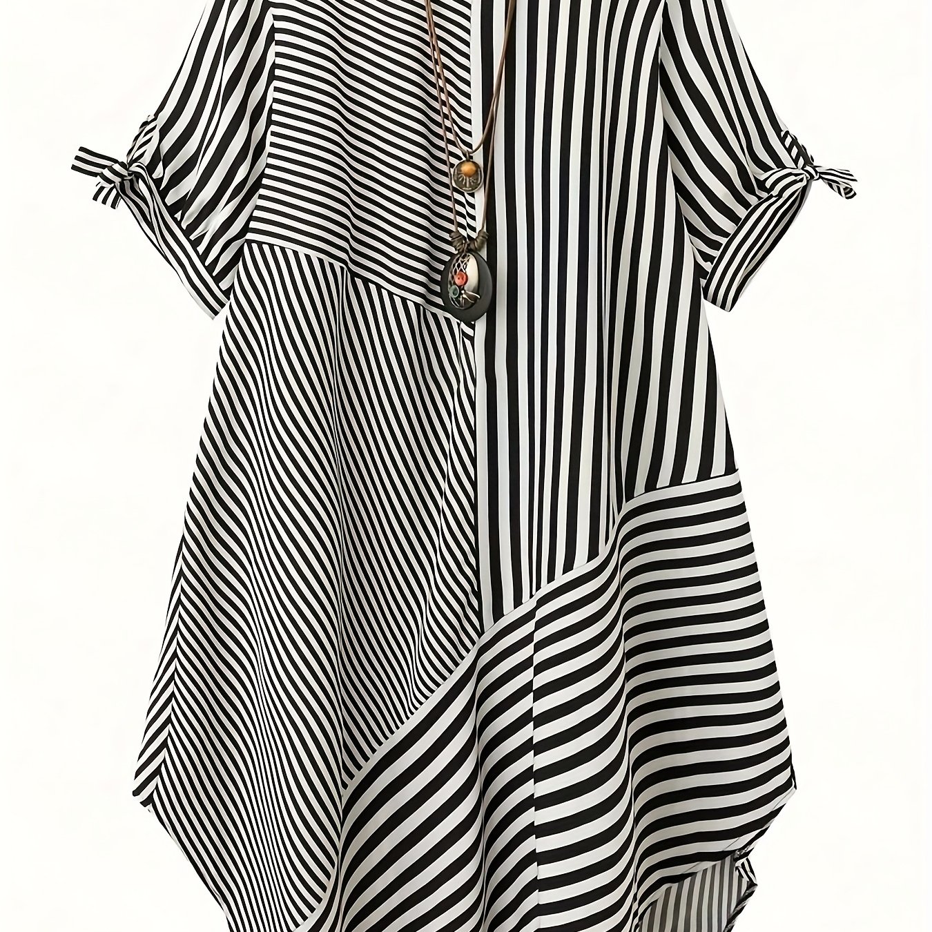 Women's Casual Striped Dress
