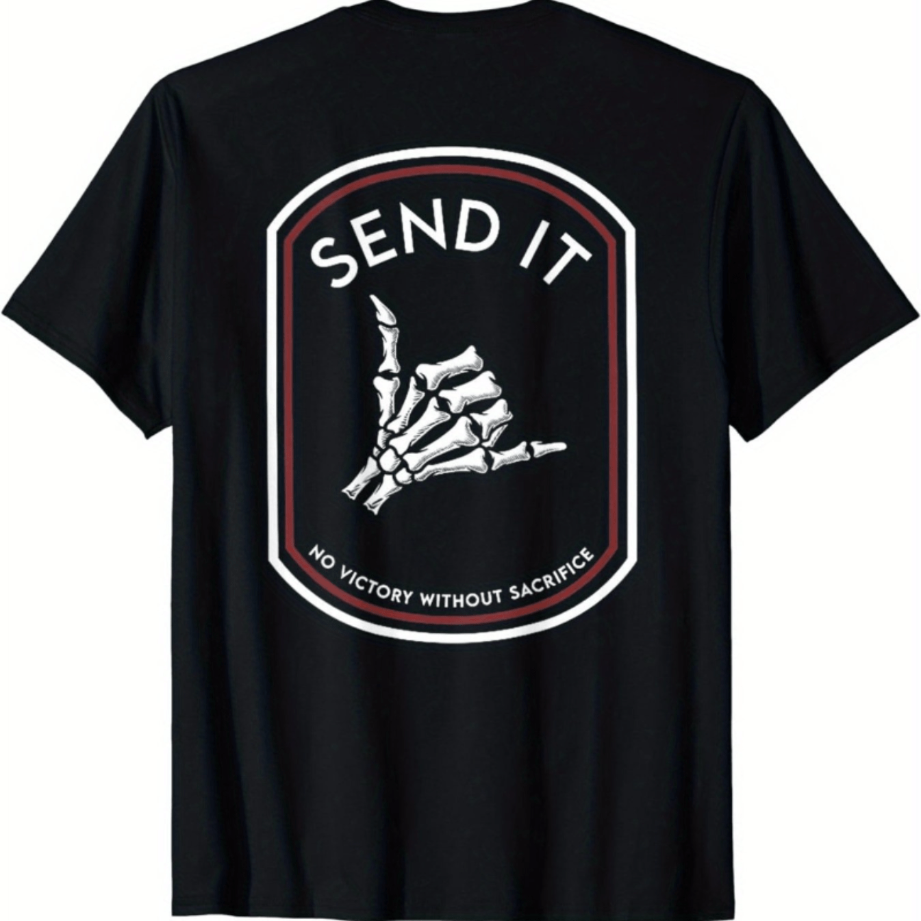 TEMU T-shirt unique sacrifice - Élégant, confortable pour un usage décontracté, parfait pour l'été, et les activités athlétiques, de cadeau géniale
