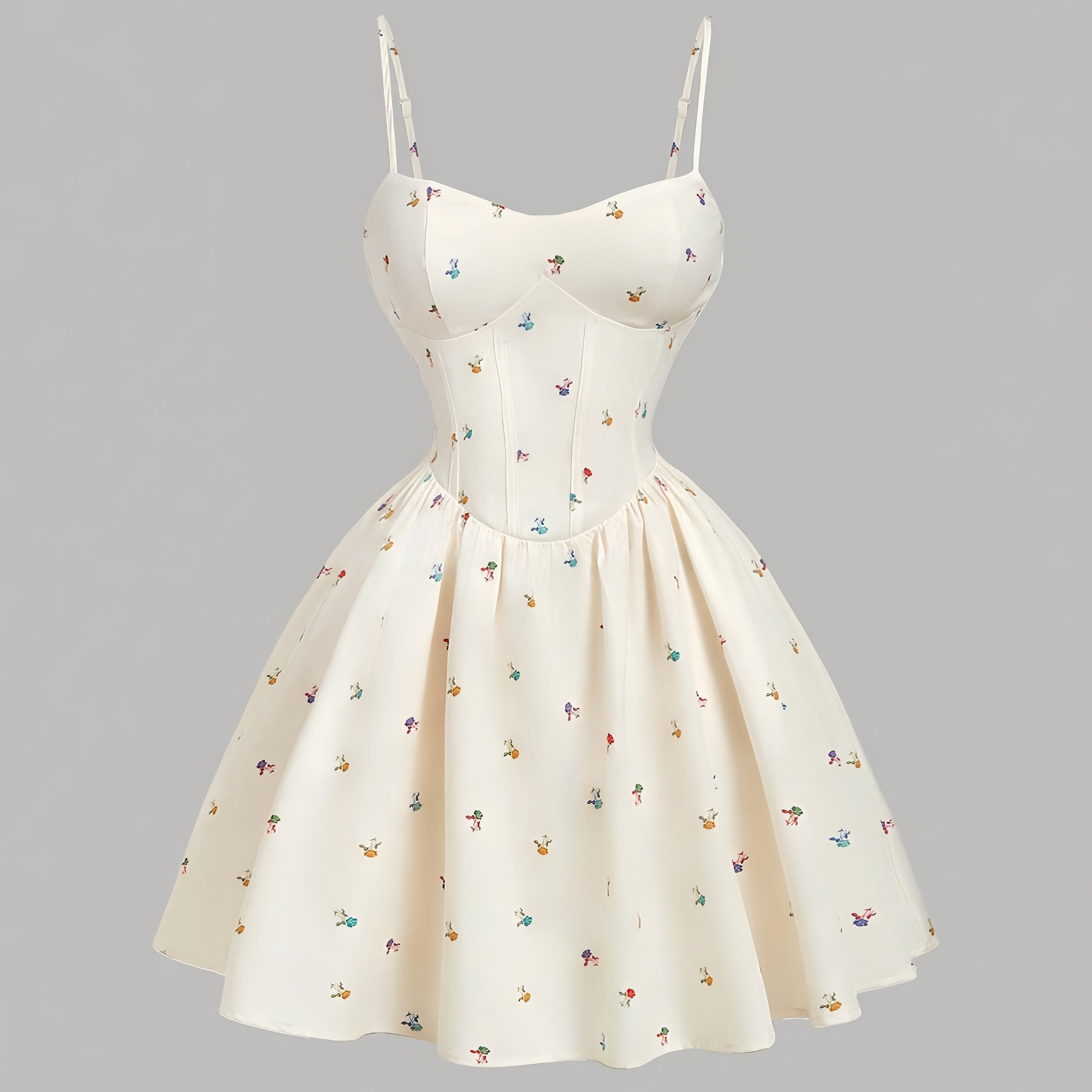 Cute And Elegant Floral Print Dress