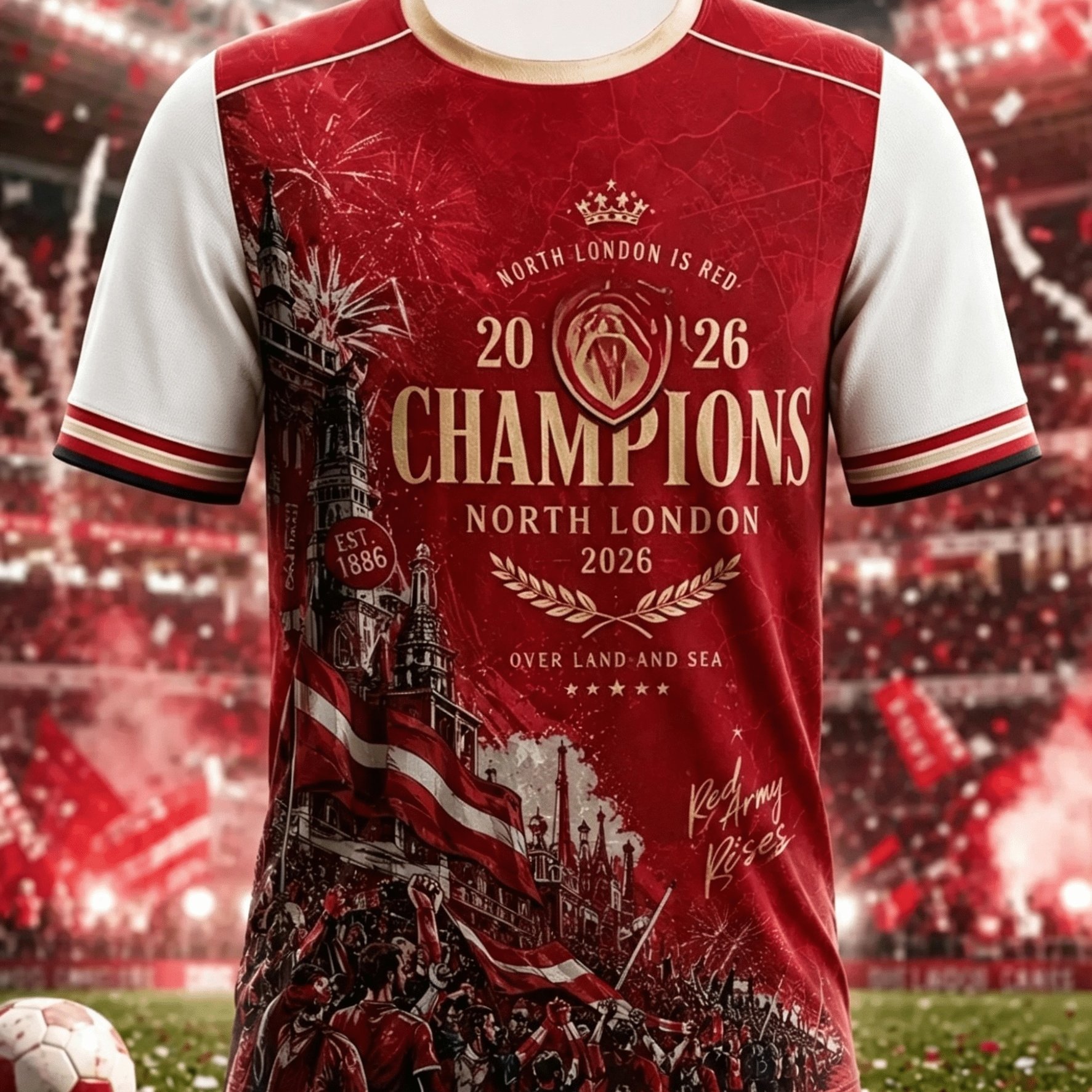 TEMU [print Design - Non-textured] 2026 's Football Fan Gift T-shirt Letter Sports Outdoor Short Sleeve T-shirt Summer Top