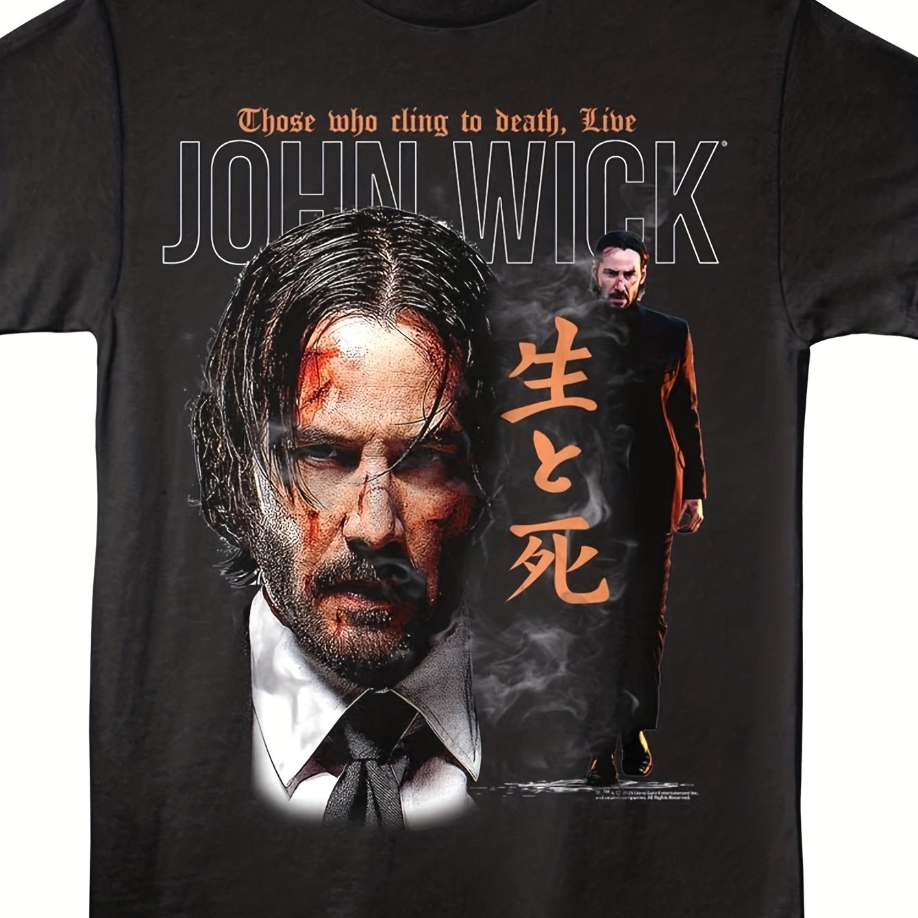 Image of Who Cling To Death Men's T Shirt | Crew Neck, Regular Fit, Stretch Fabric, , , Printed Pattern.