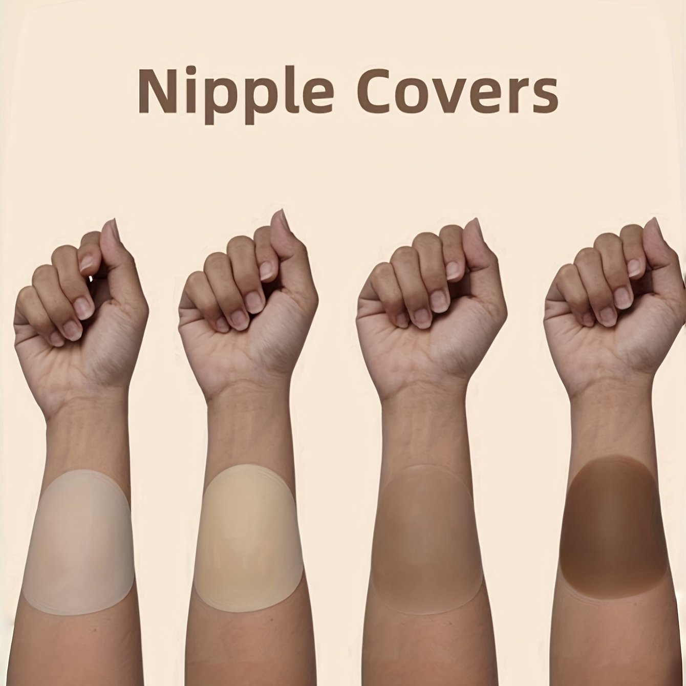 1 Pair Seamless Silicone Covers, Invisible & Reusable Anti-convex Women's Lingerie Accessories
