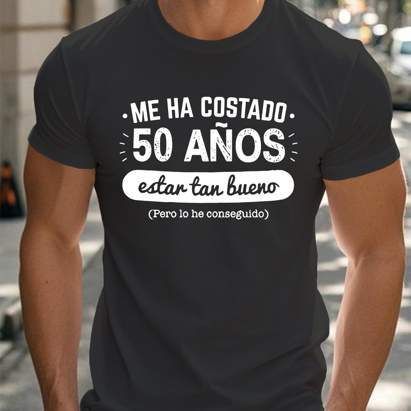 TEMU Camiseta de Manga Corta para Hombres de 50 Años, Top