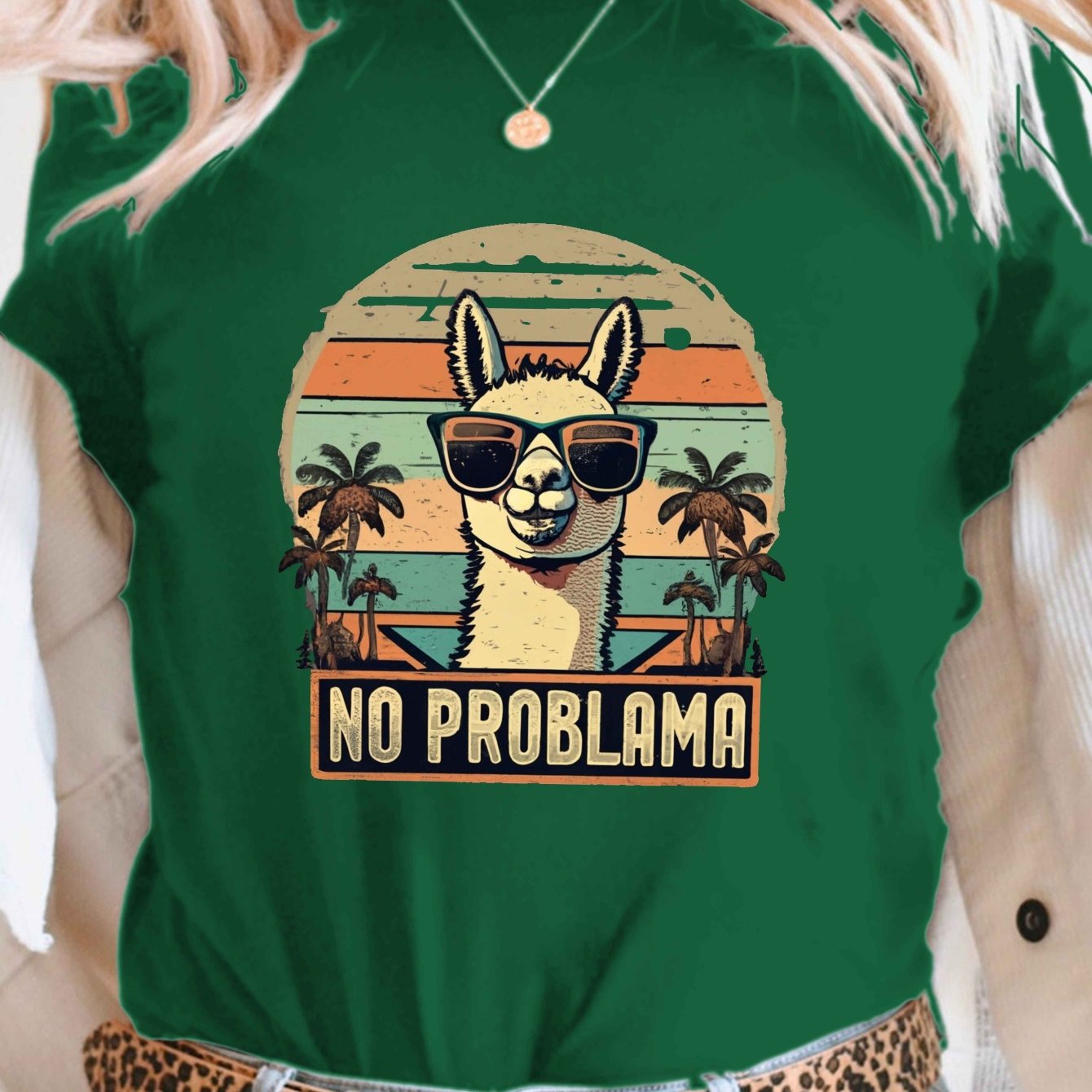 TEMU Print T-shirt, Short Sleeve Crew Neck Casual Top For Summer & Spring, Women's Clothing