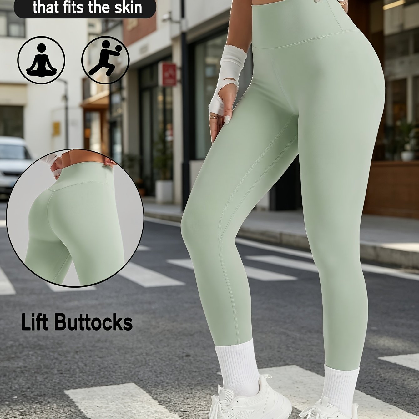 - Pants Women's High-waist Tummy Control Lift Stretch Tight Athletic Pants Gym Running Quick-dry Long Trousers