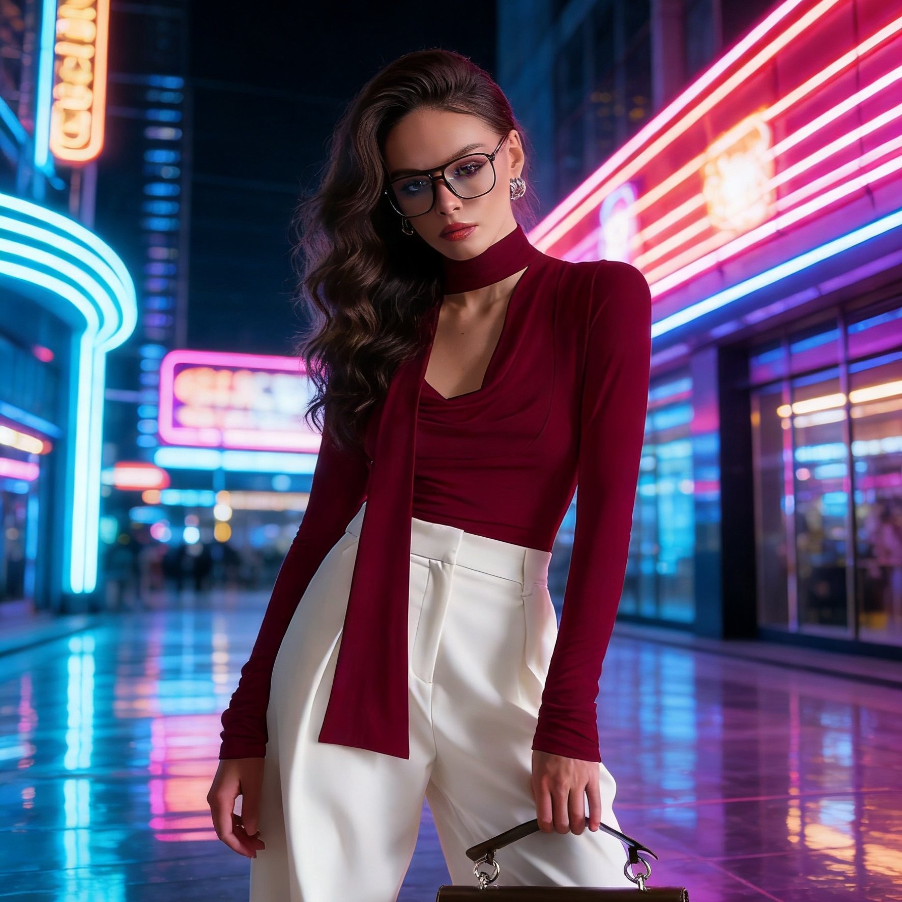 TEMU Femme Col V - Haut Court à Col avec Col, Tissu -Rides, Haute Élasticité, Idéal pour Automne/Hiver, Élégant pour Bureau ou Soirée, Lavable en