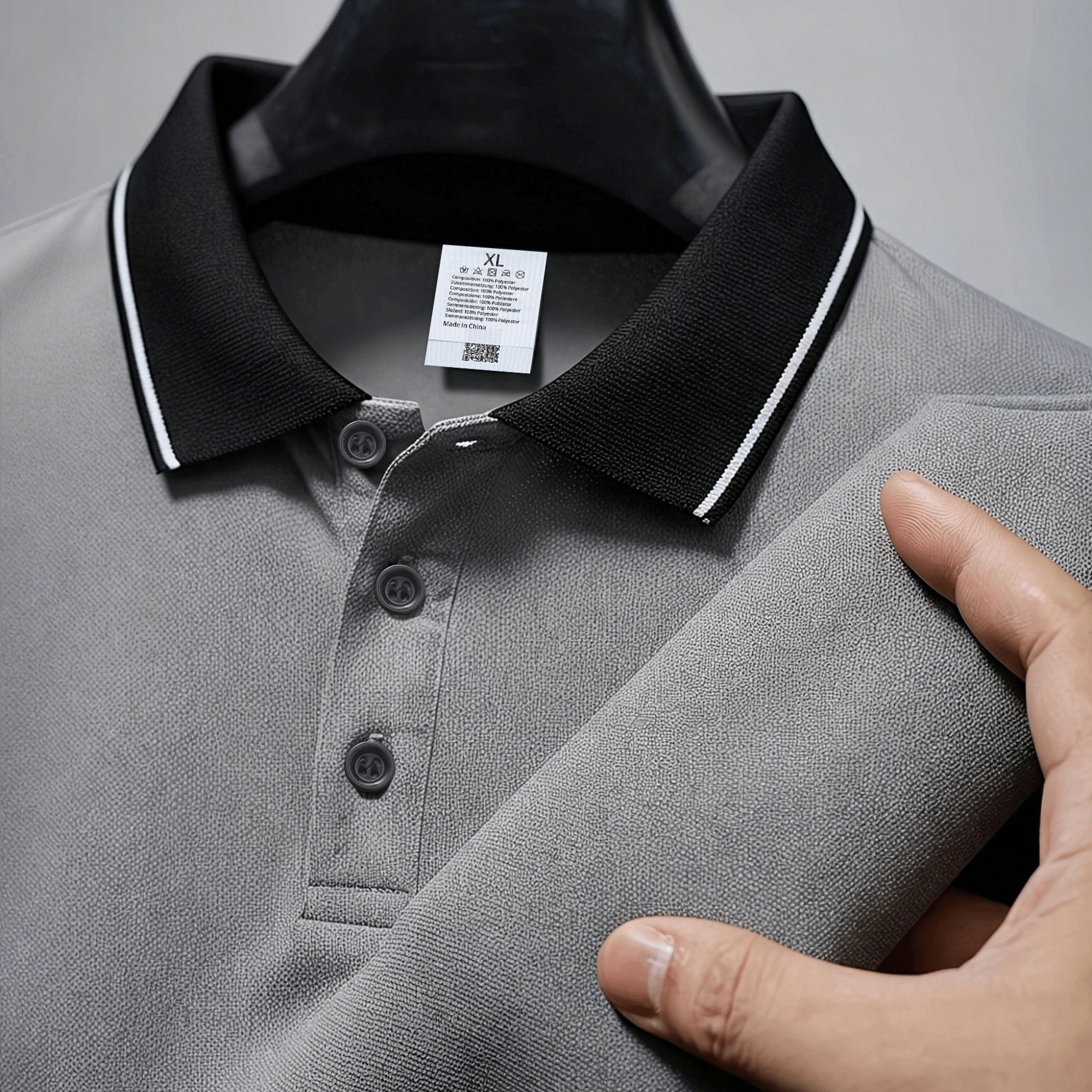TEMU Men's Casual Shirt, Quick-dry Breathable Fabric, Top