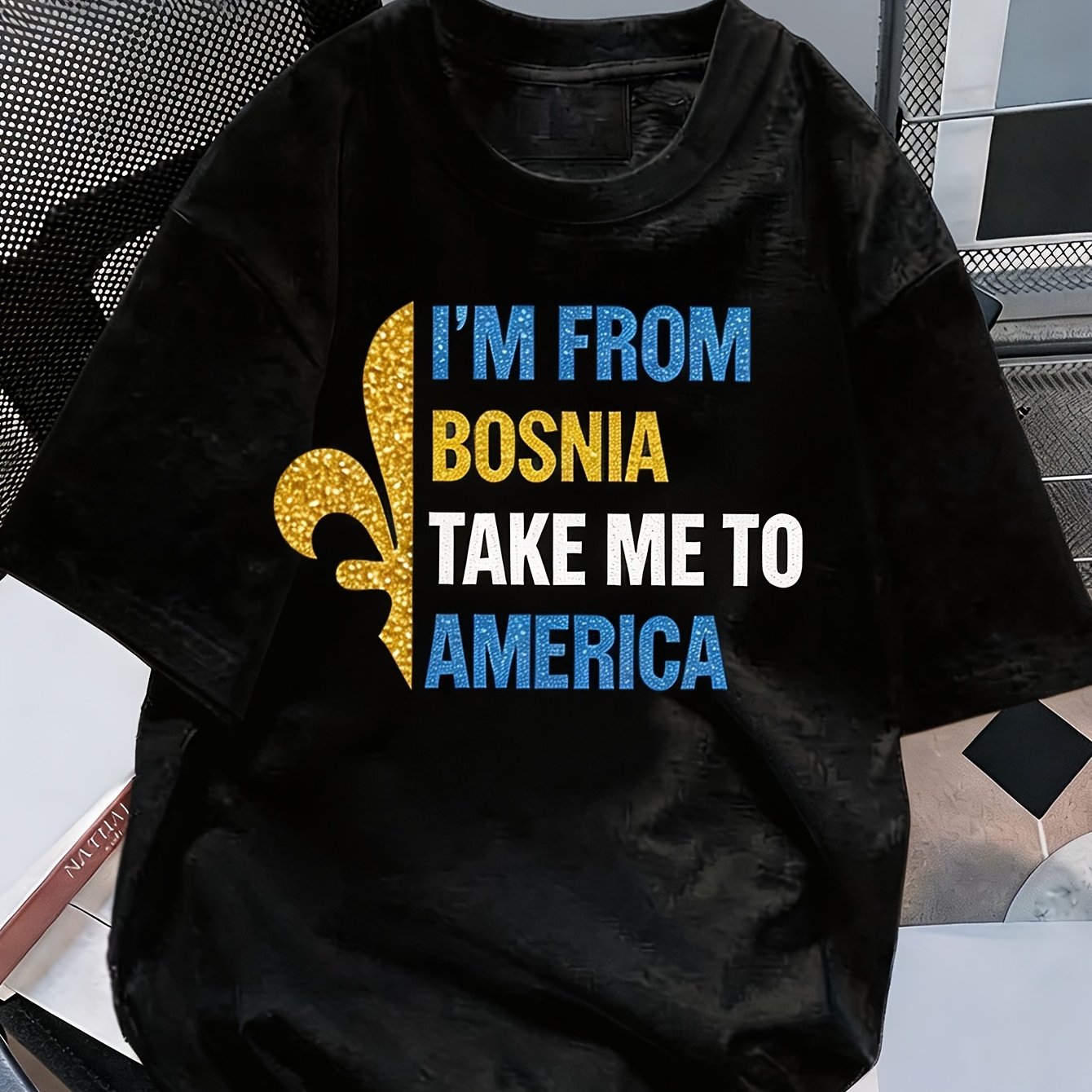 I Am From Bosnia To America Men Top Bosnian Urban Street Casual Fits