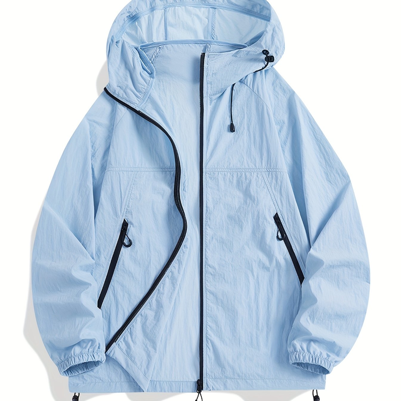 Image of Women's Summer Outdoor Lightweight Ice-fiber Fabric Quick-dry Breathable Cardigan Jacket, Fashion Solid Color