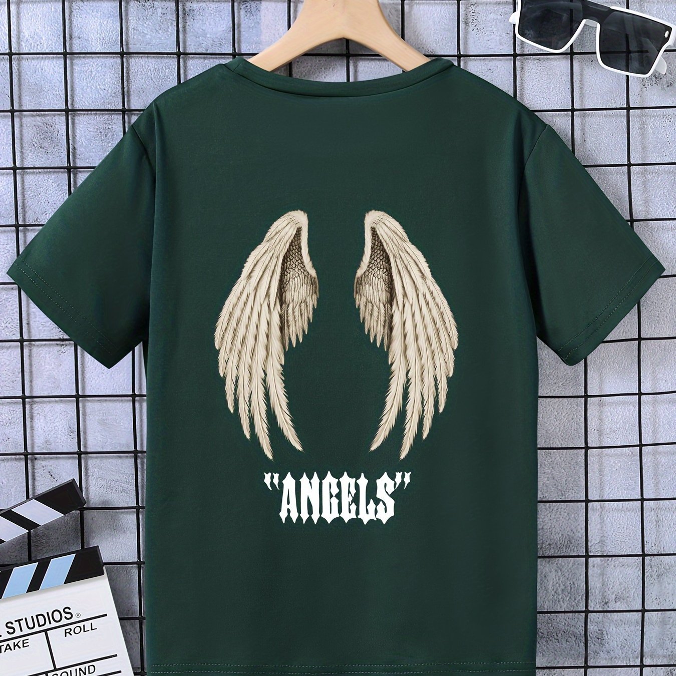 Gold Angel Wings Kids T-Shirt for Sale by Wannabe Art