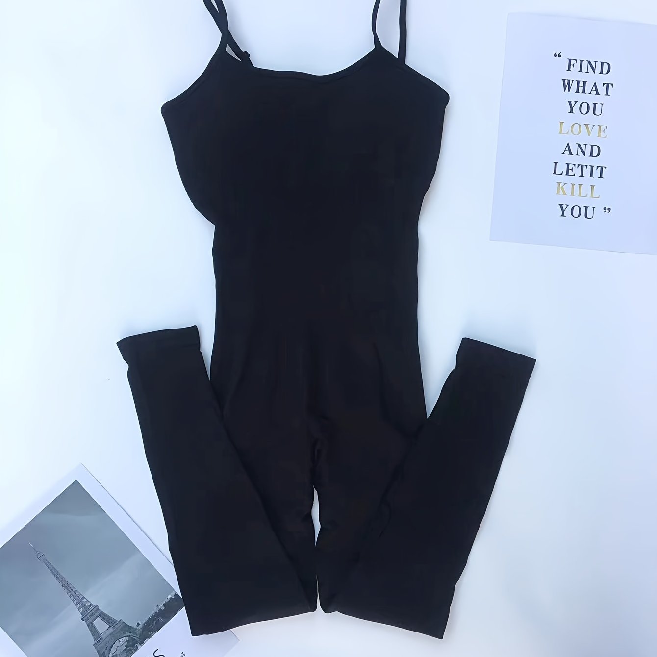 Plain Crew Neck Yoga Jumpsuit Hollow Tummy Control Seamless - Temu