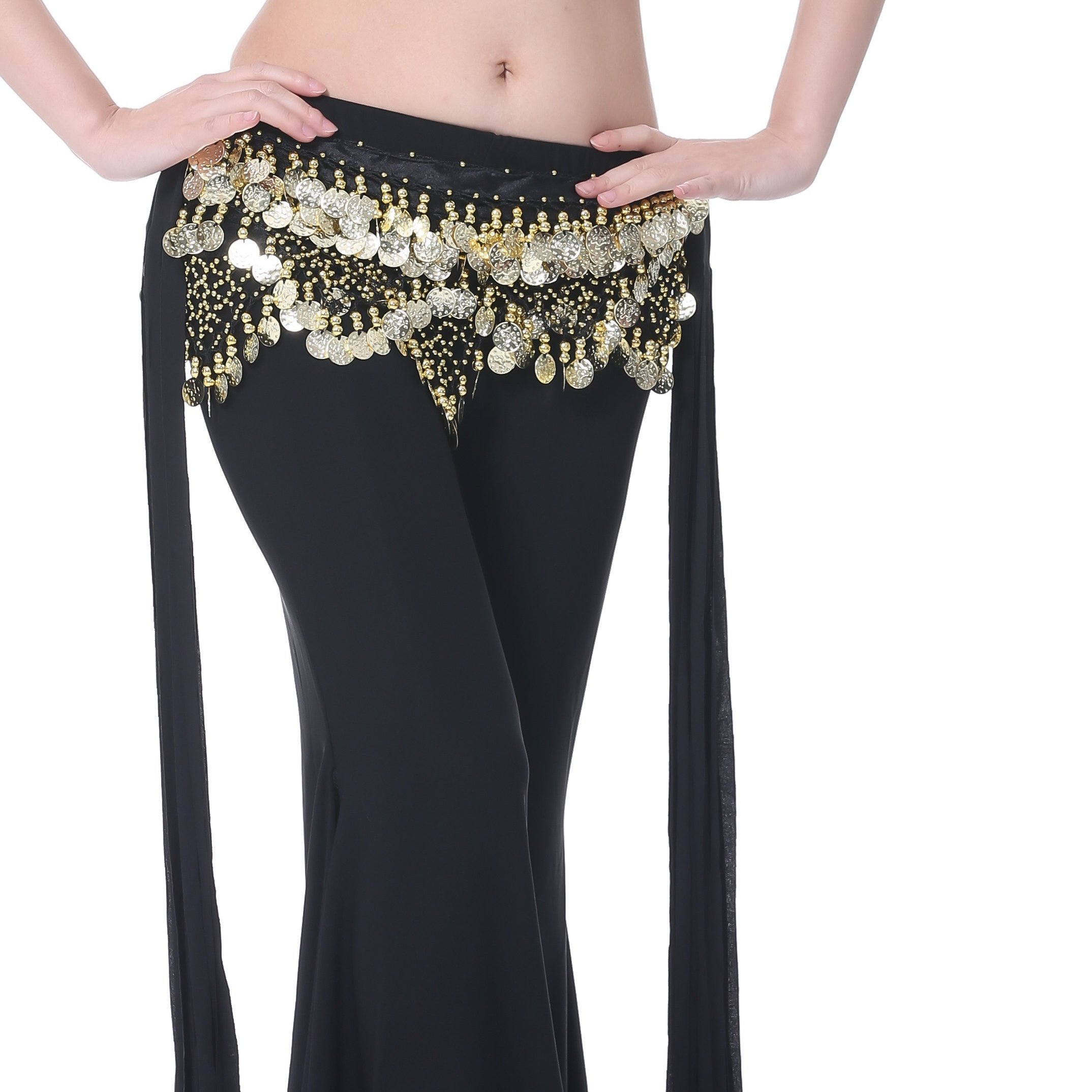 Indian Belly Dance Costume With A Coin And Skirt