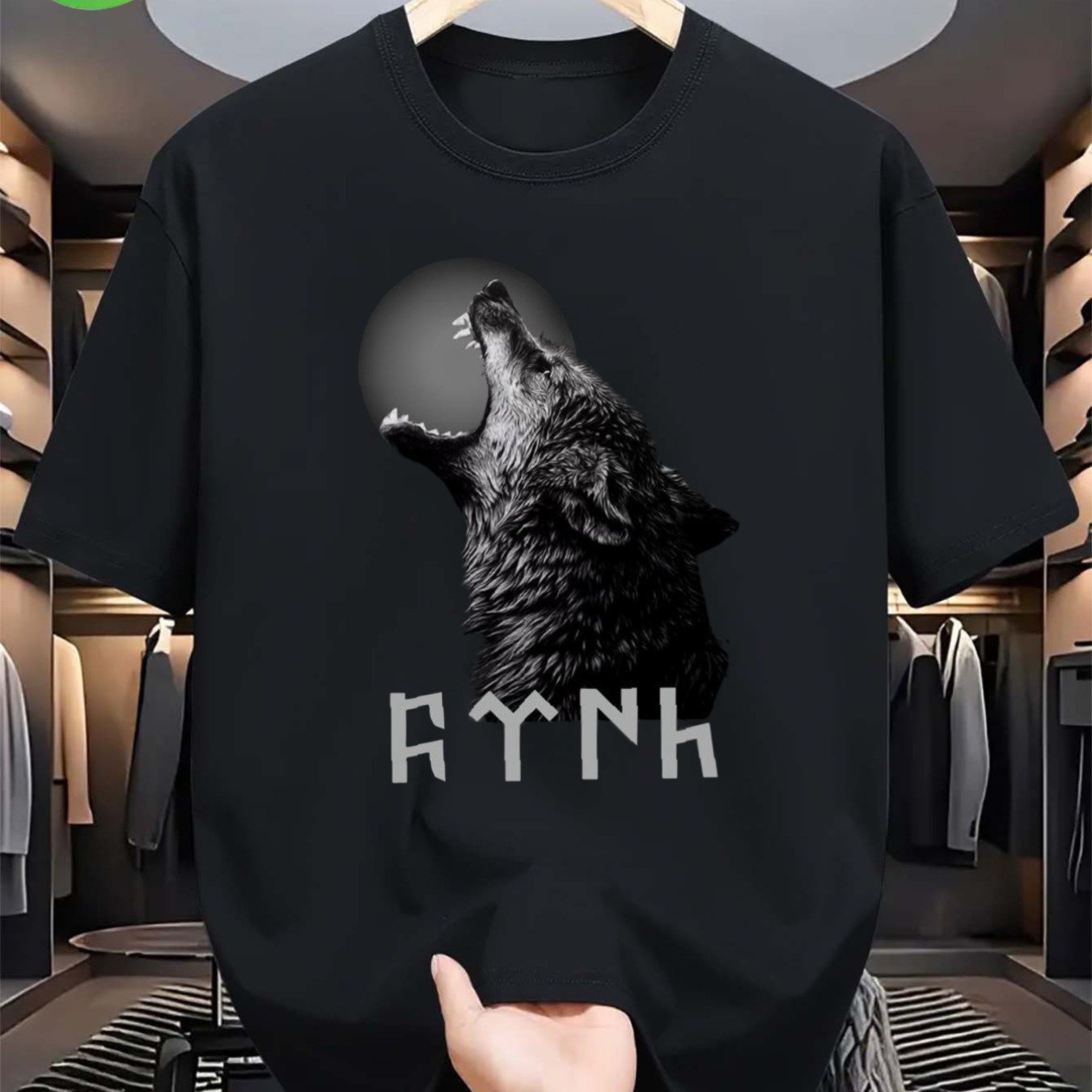 Men's Women's Turkish - Turkish Wolf Runic Graphic Print , 100 Soft Breathable Fabric, Regular Fit Casual Outdoor Shirt For Turkish Fans, Machine Washable Nontransparent Top